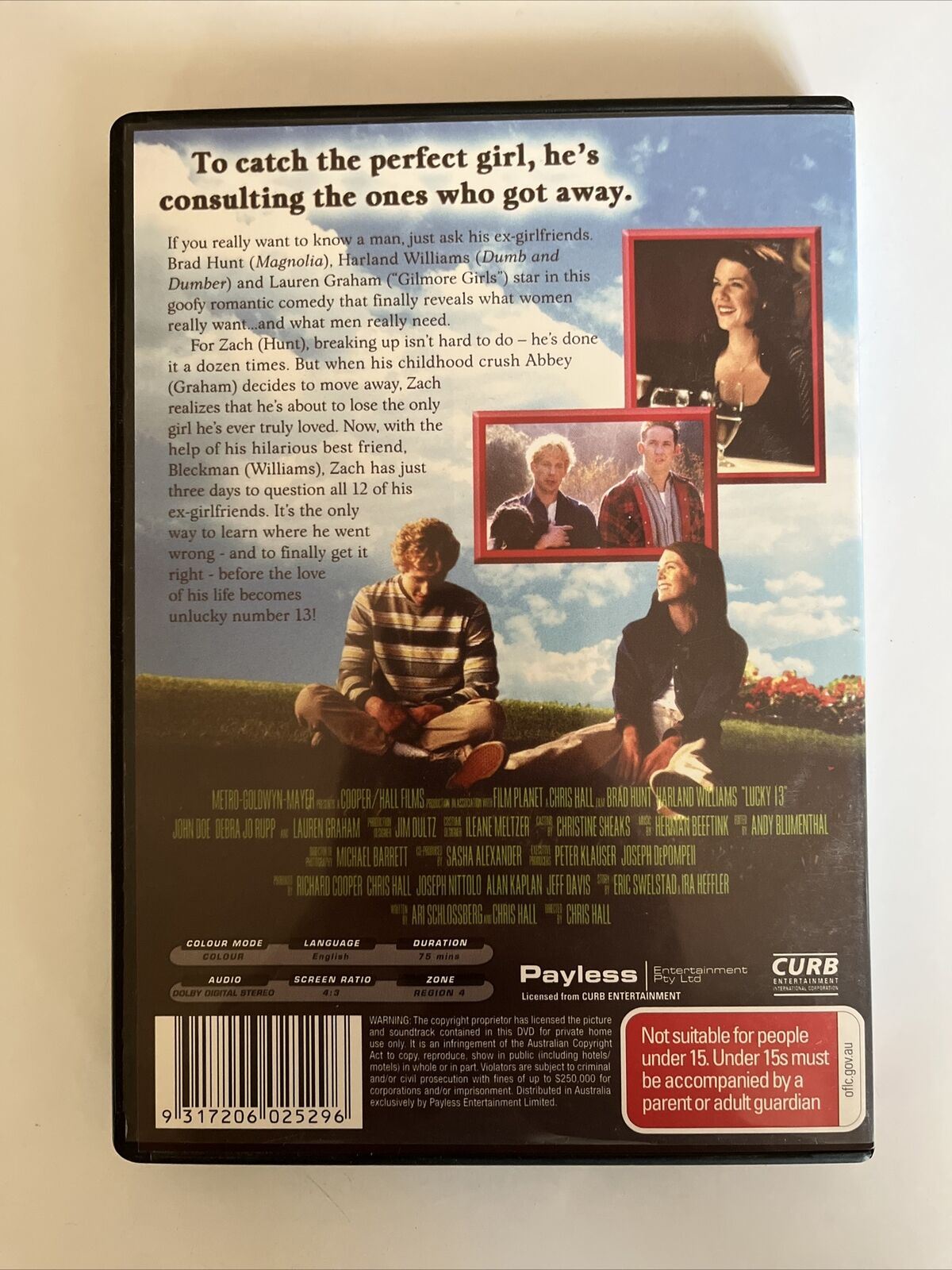 Lucky 13 (DVD, 2005) Brad Hunt, Harland Williams, Lauren Graham. Region 4