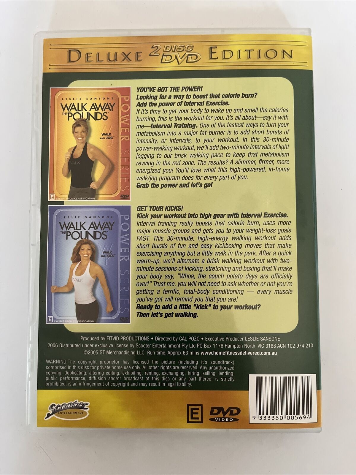 Walk Away the Pounds - Deluxe Edition (DVD) Walk & Jog, Walk & Kick