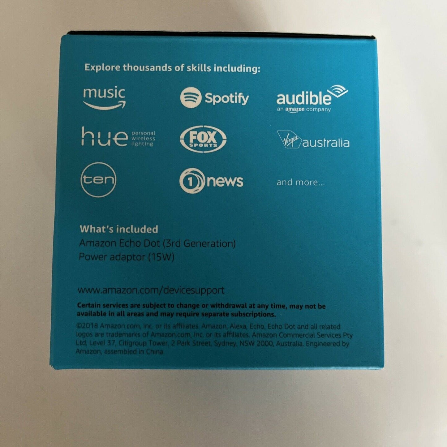 Amazon Echo Dot (3rd Generation) Smart Assistant - Charcoal Fabric