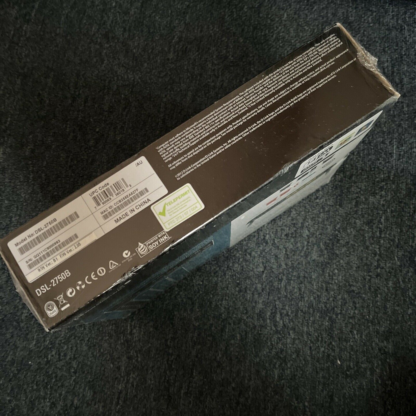 D-Link Wireless N 300 ADSL2+ Modem Router + USB *New Sealed*