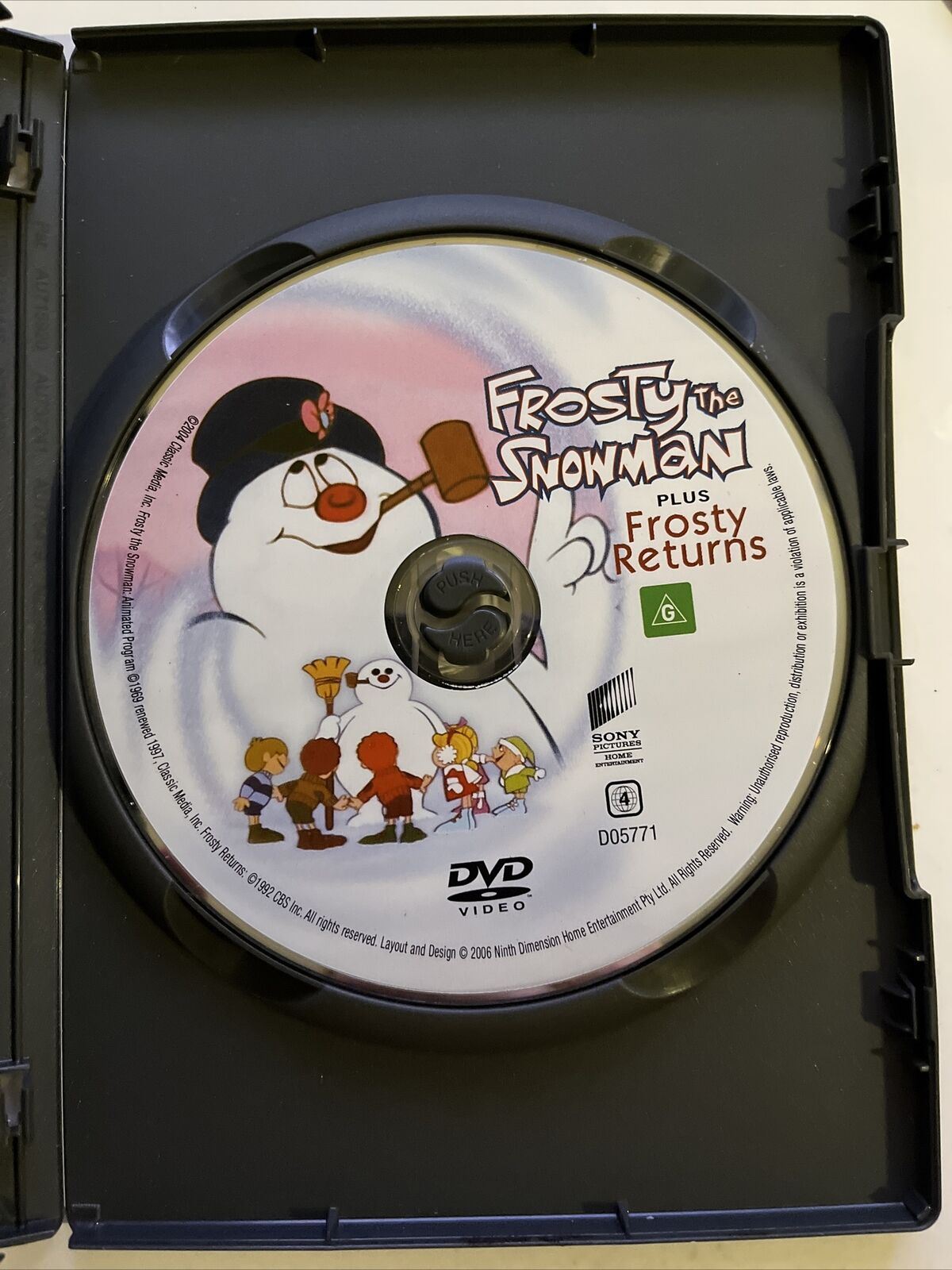 Frosty the Snowman / Frosty Returns (DVD) John Goodman Animated Film. Region 4