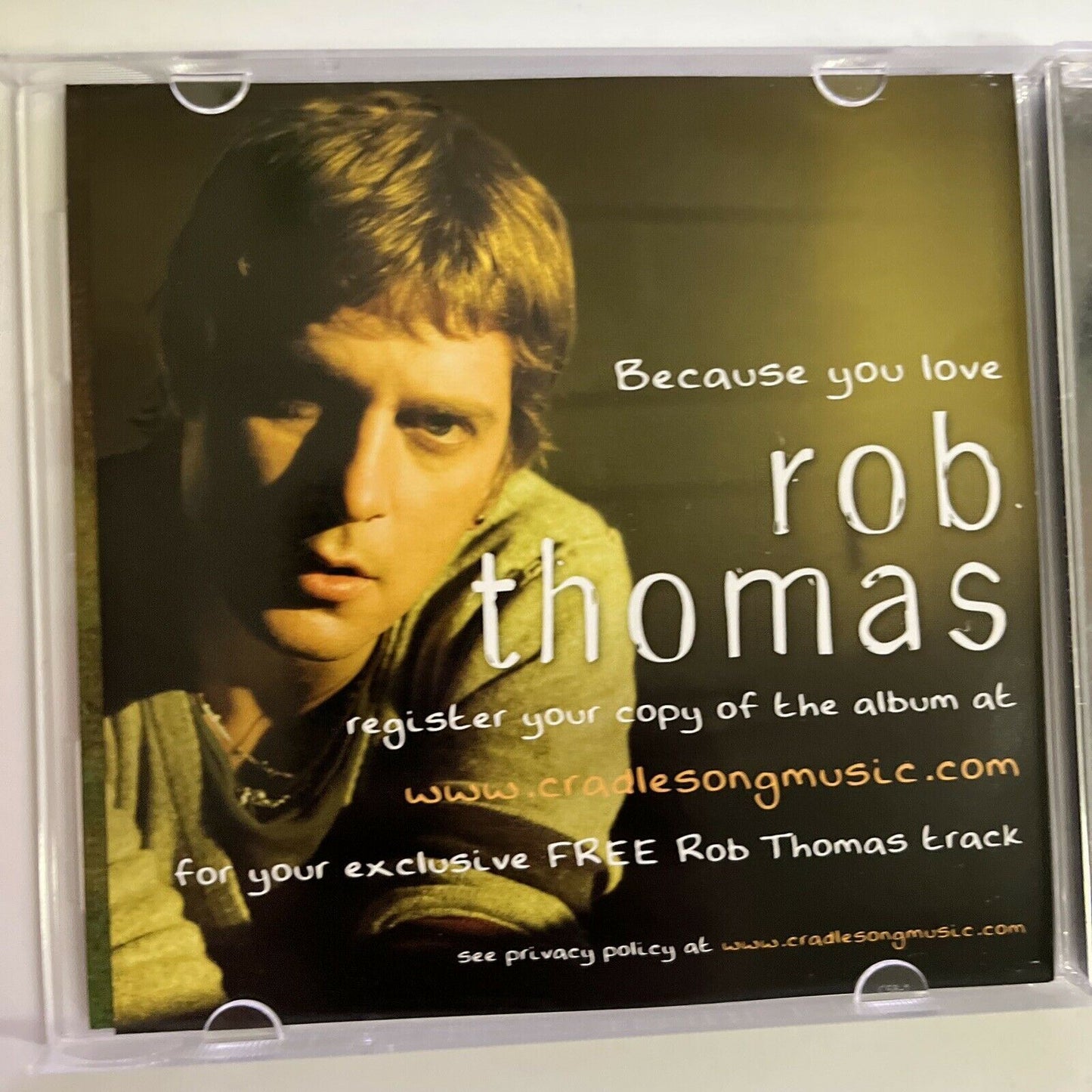 Rob Thomas – Cradlesong (CD, 2009) Album