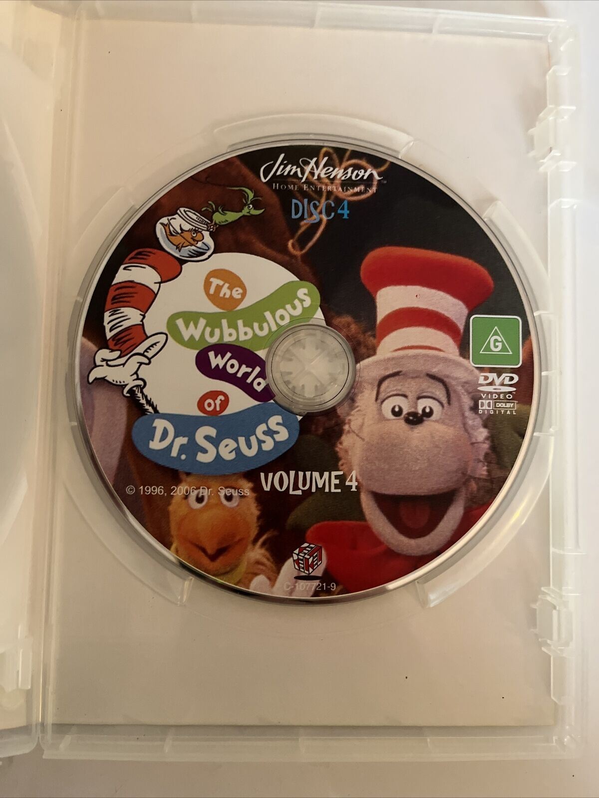 The Wubbulous World of Dr Seuss vol 1 & 2 (DVD, 4-Disc Set) Jim Henson