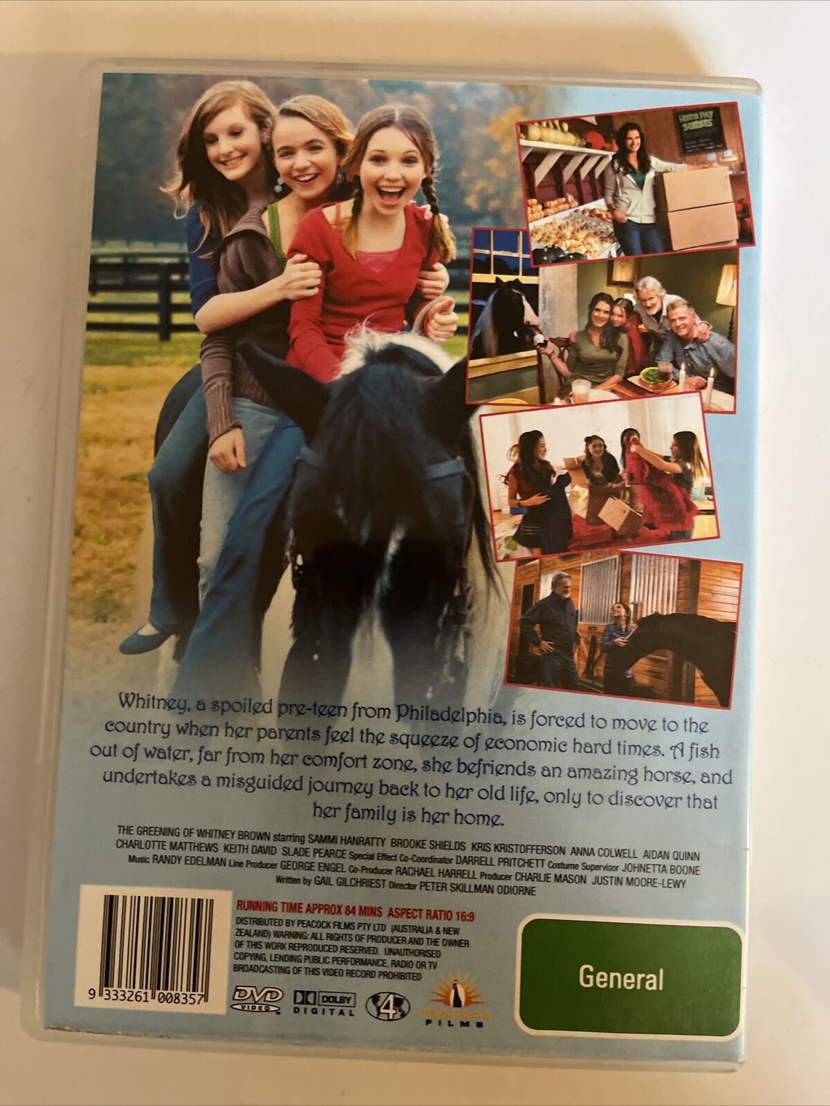 The Greening Of Whitney Brown (DVD, 2011) Brooke Shields, Aidan Quinn. Region 4