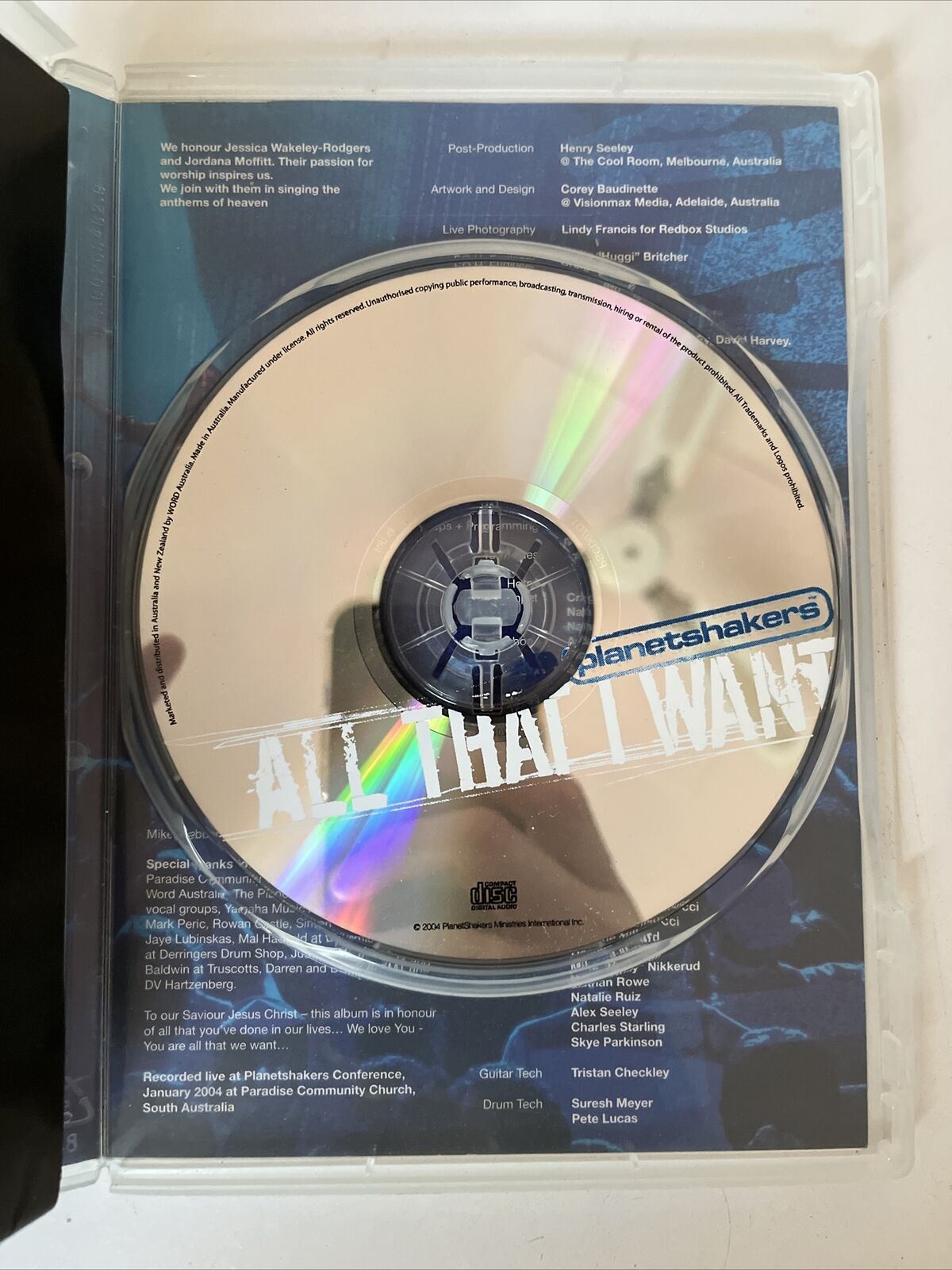 PlanetShakers - All That I Want (DVD, 2006) All Regions