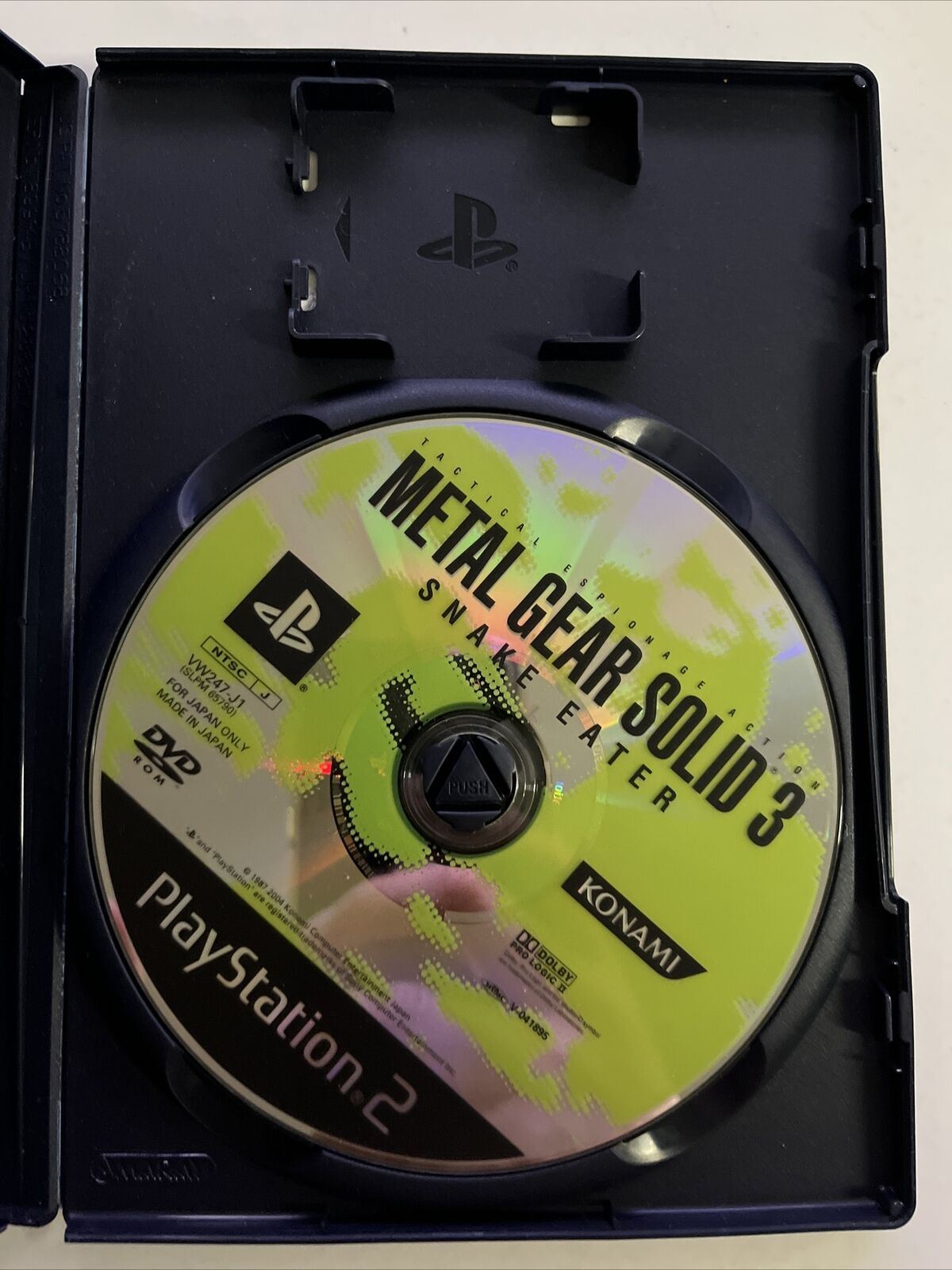Metal Gear Solid 3 Snake Eater - Sony PlayStation 2 PS2 NTSC-J Japan Game