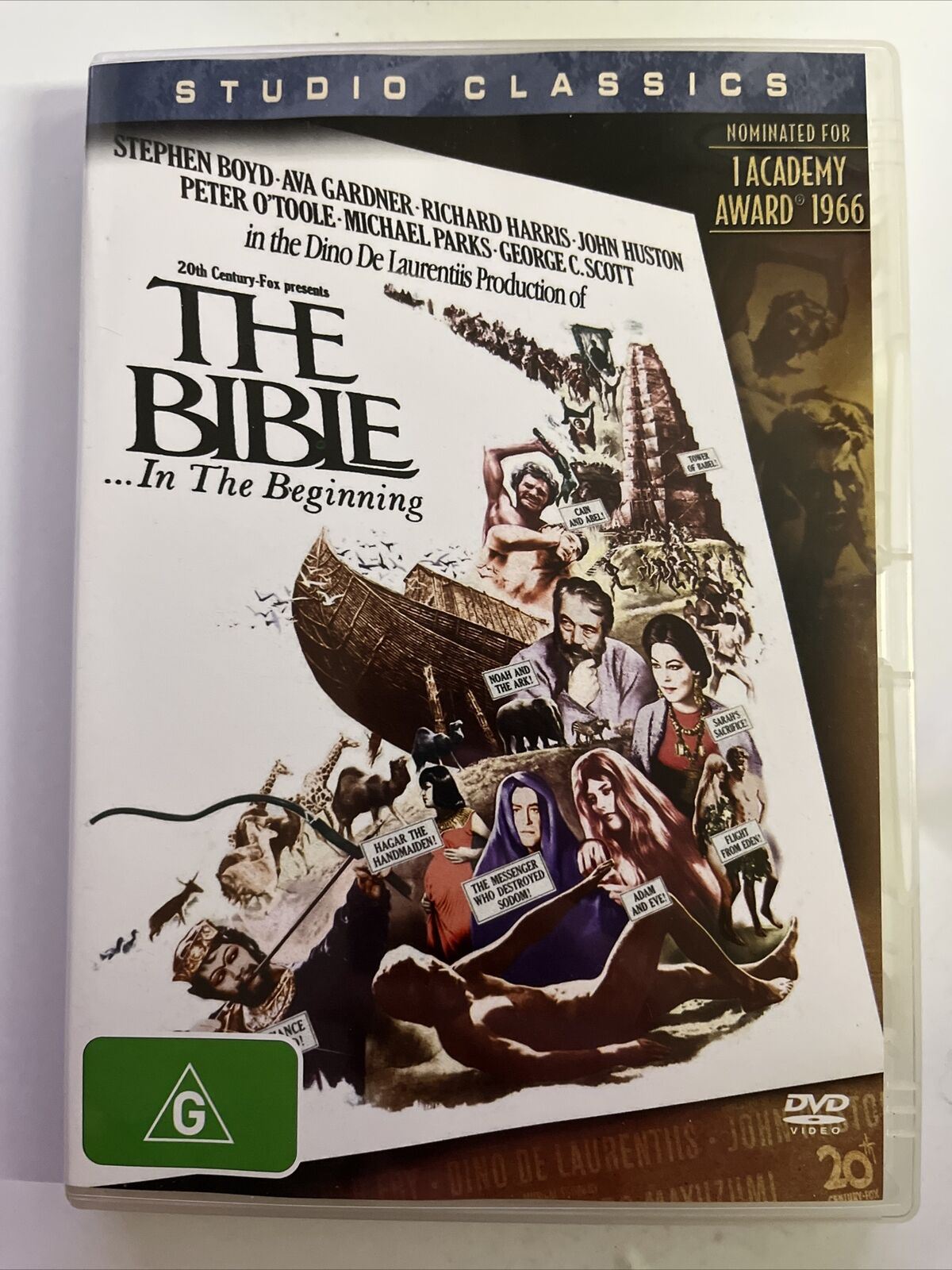 The Bible - In The Beginning (DVD, 1966) George C. Scott, Richard Harris