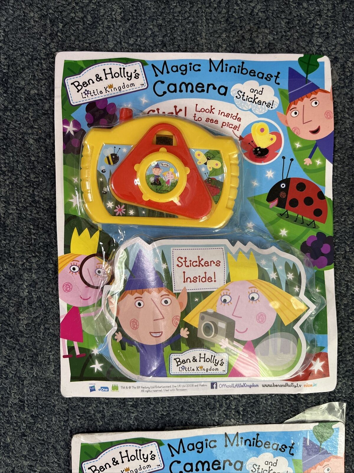 4x Ben & Holly's Little Kingdom Magic Minibeast Camera & Stickers