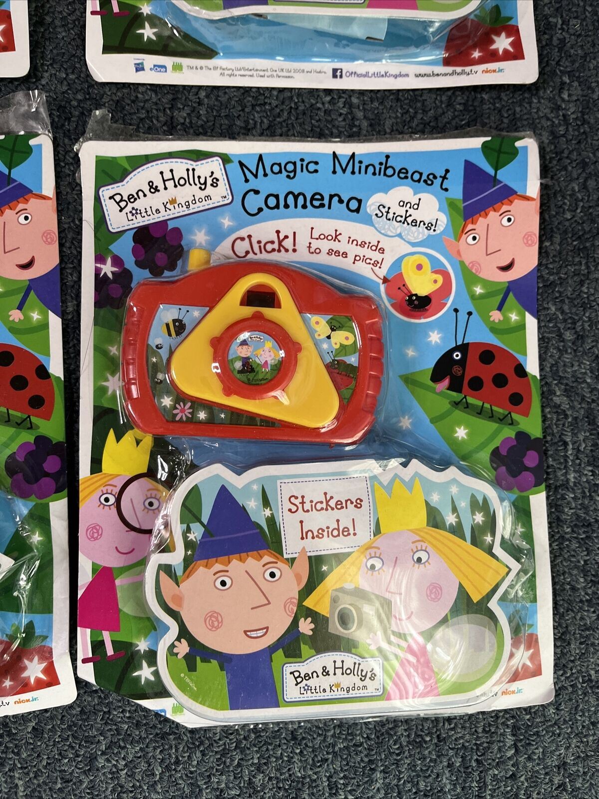 4x Ben & Holly's Little Kingdom Magic Minibeast Camera & Stickers
