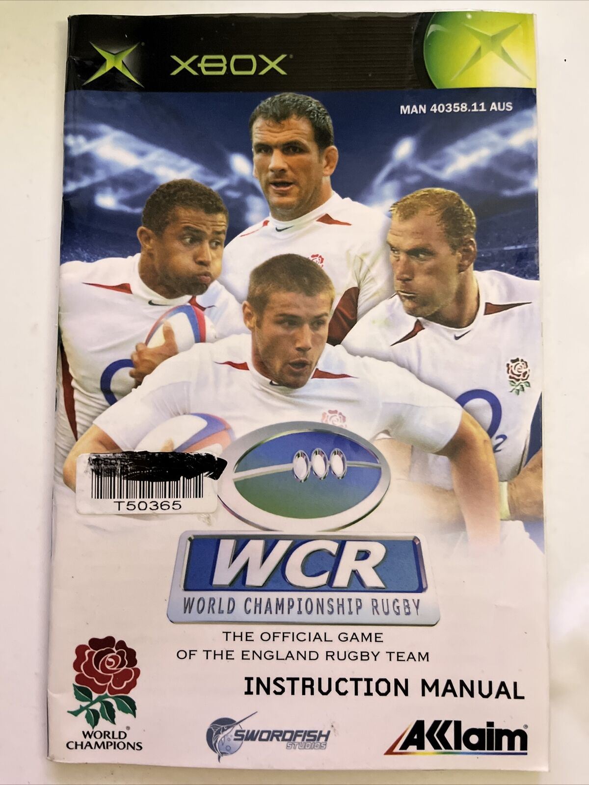 WCR World Championship Rugby - Microsoft Xbox Original PAL Game Complete
