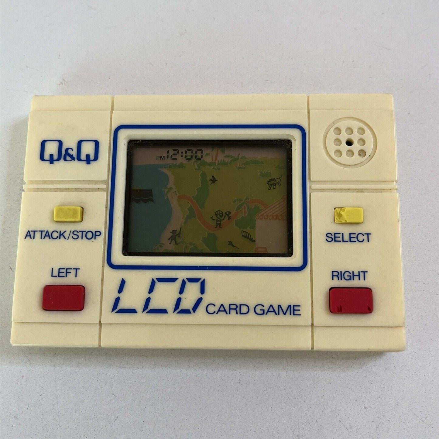 Q&Q Treasure Island LCD Game & Watch 1984 Made In Japan
