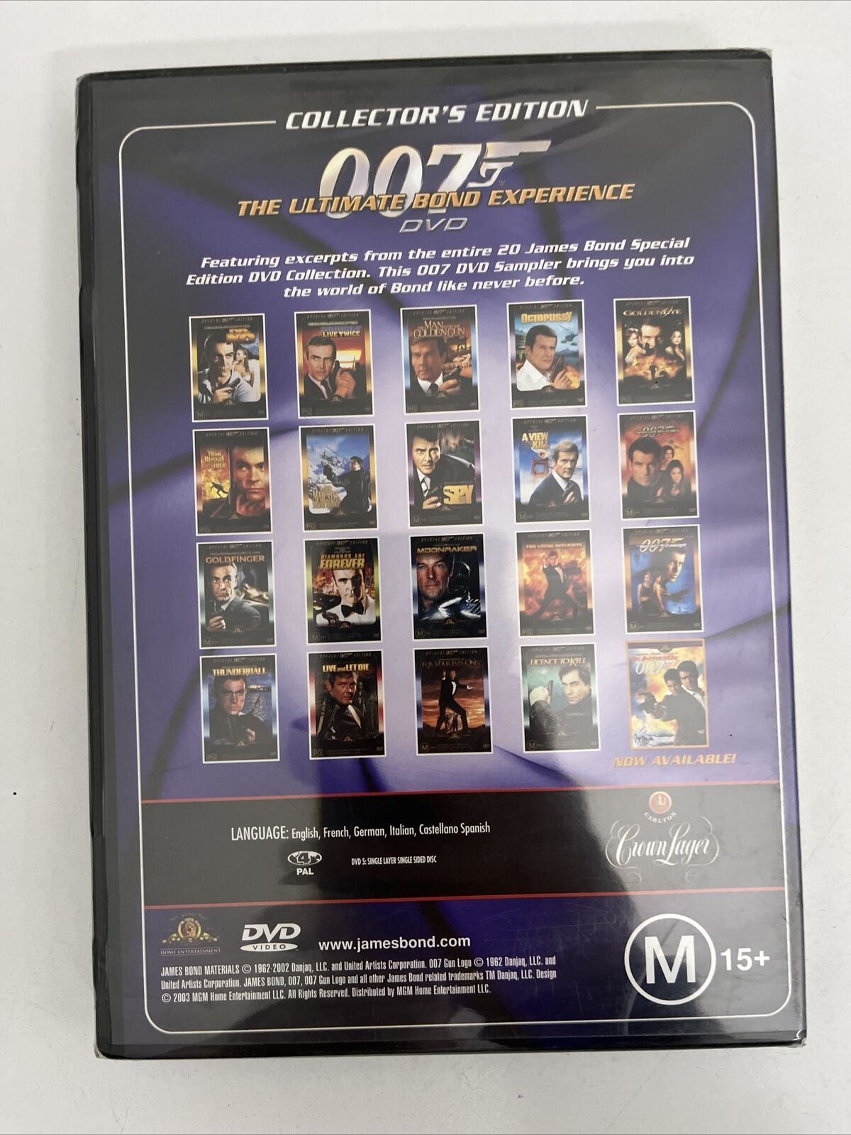 *New Sealed* 007 The Ultimate Bond Experience - Collector's Edition DVD Region 4