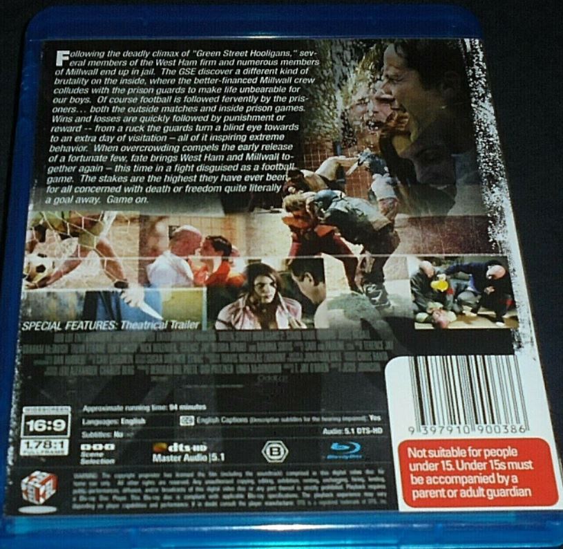*New Sealed* Green Street Hooligans 2 (Blu-ray, 2009) Ross McCall. Region B