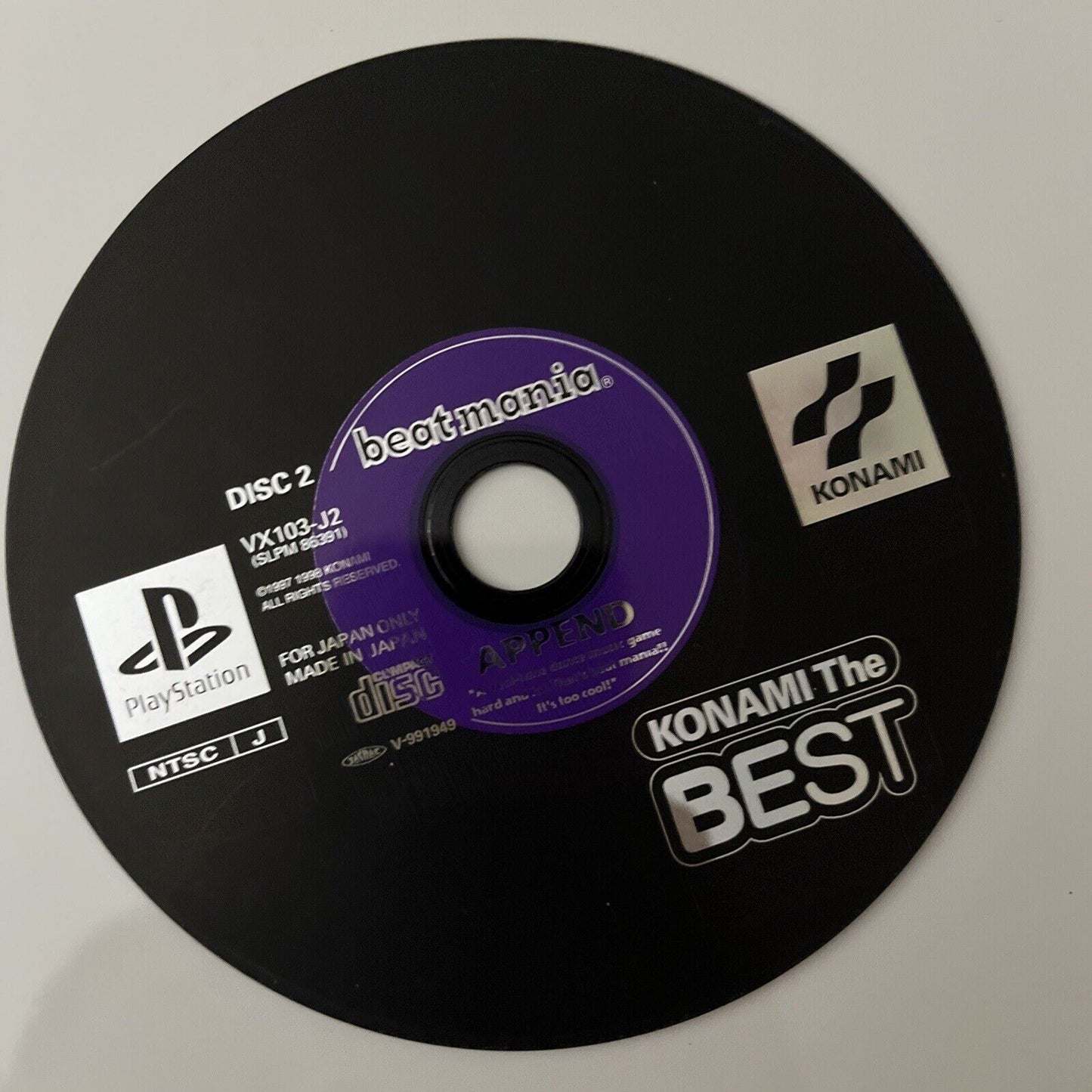 Beatmania 2nd Mix + Append Yebisu Mix - Sony PlayStation PS1 NTSC-J JAPAN Konami