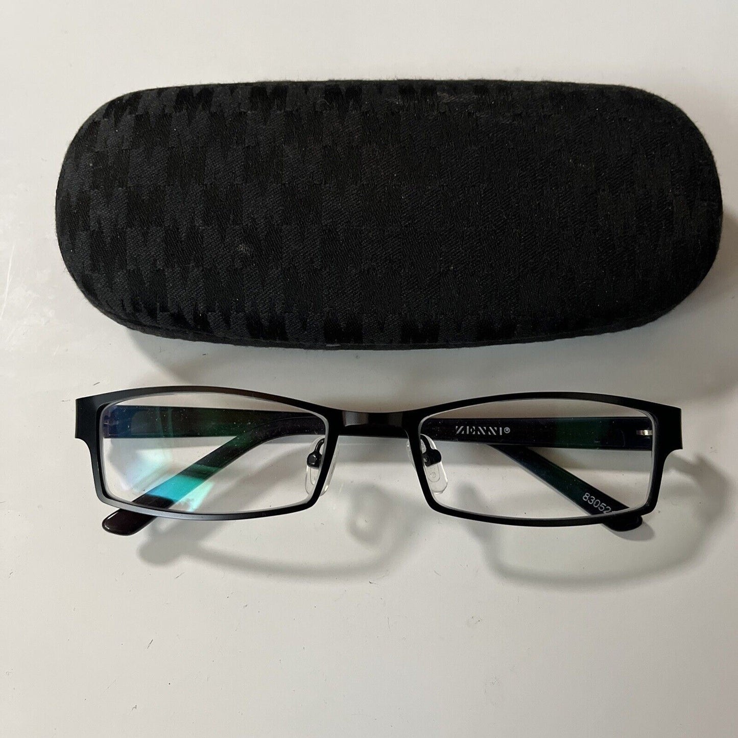 Zenni Eye Glasses Black Frame 830521 13.5cm