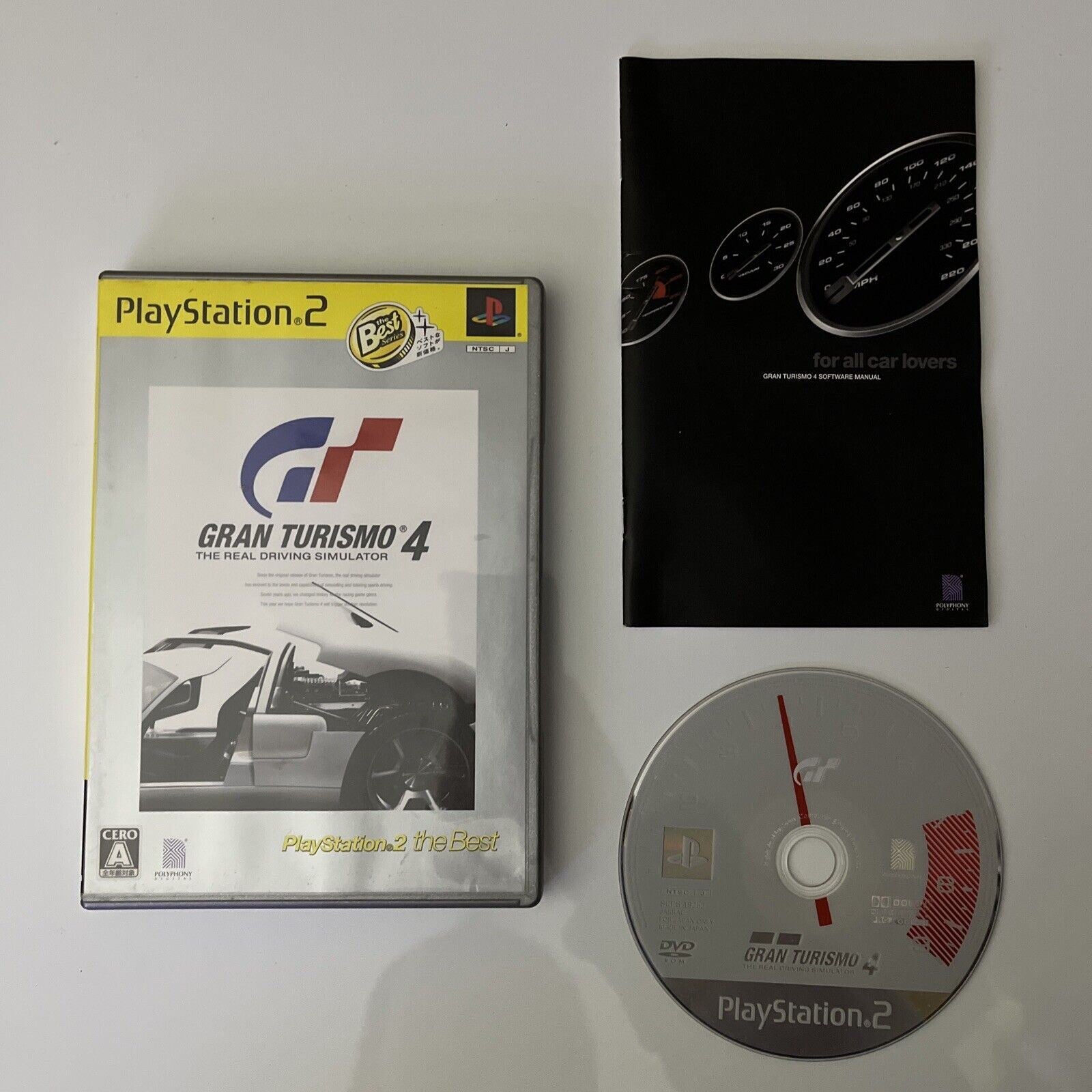 PS2 Gran Turismo 4 SONY PlayStation 2 Japan JP