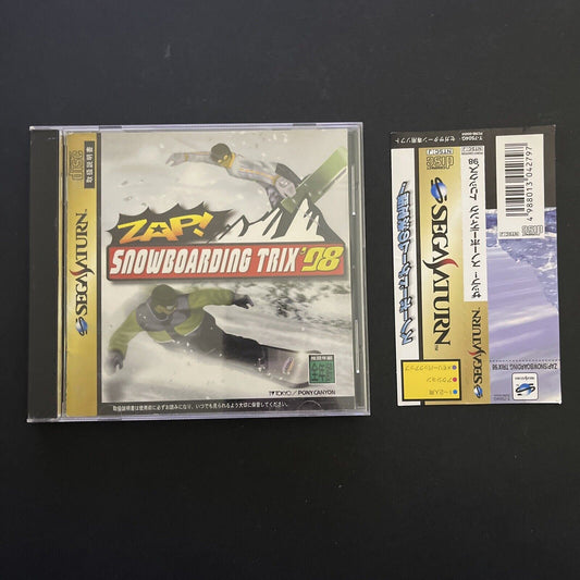 Zap! Snowboarding Trix '98 - Sega Saturn NTSC-J JAPAN 1998 Game