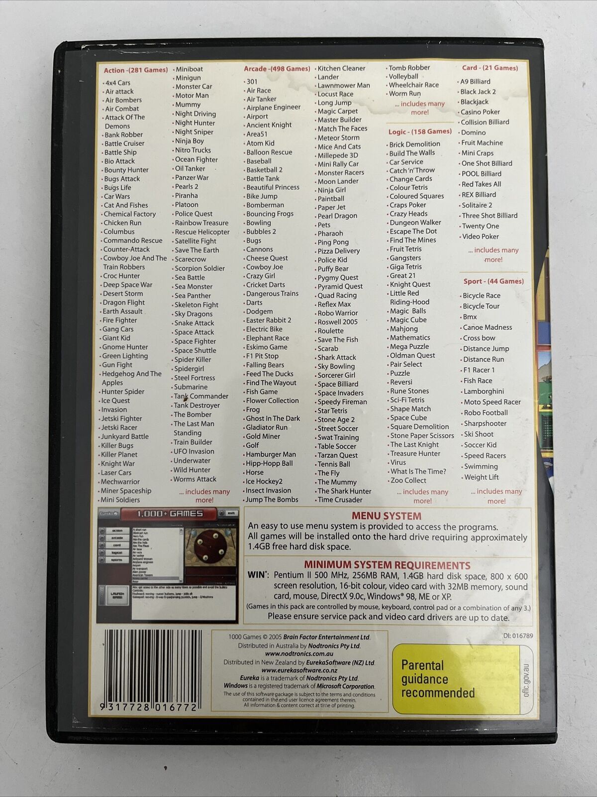1000 Full Version Games - PC Windows Game