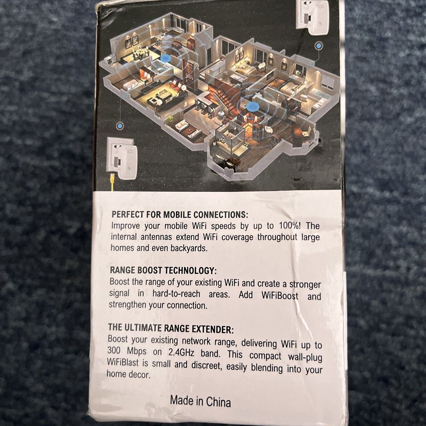 WiFiBlast 300Mbps Wireless Repeater Amplifier WiFi Range Extender Booster AT