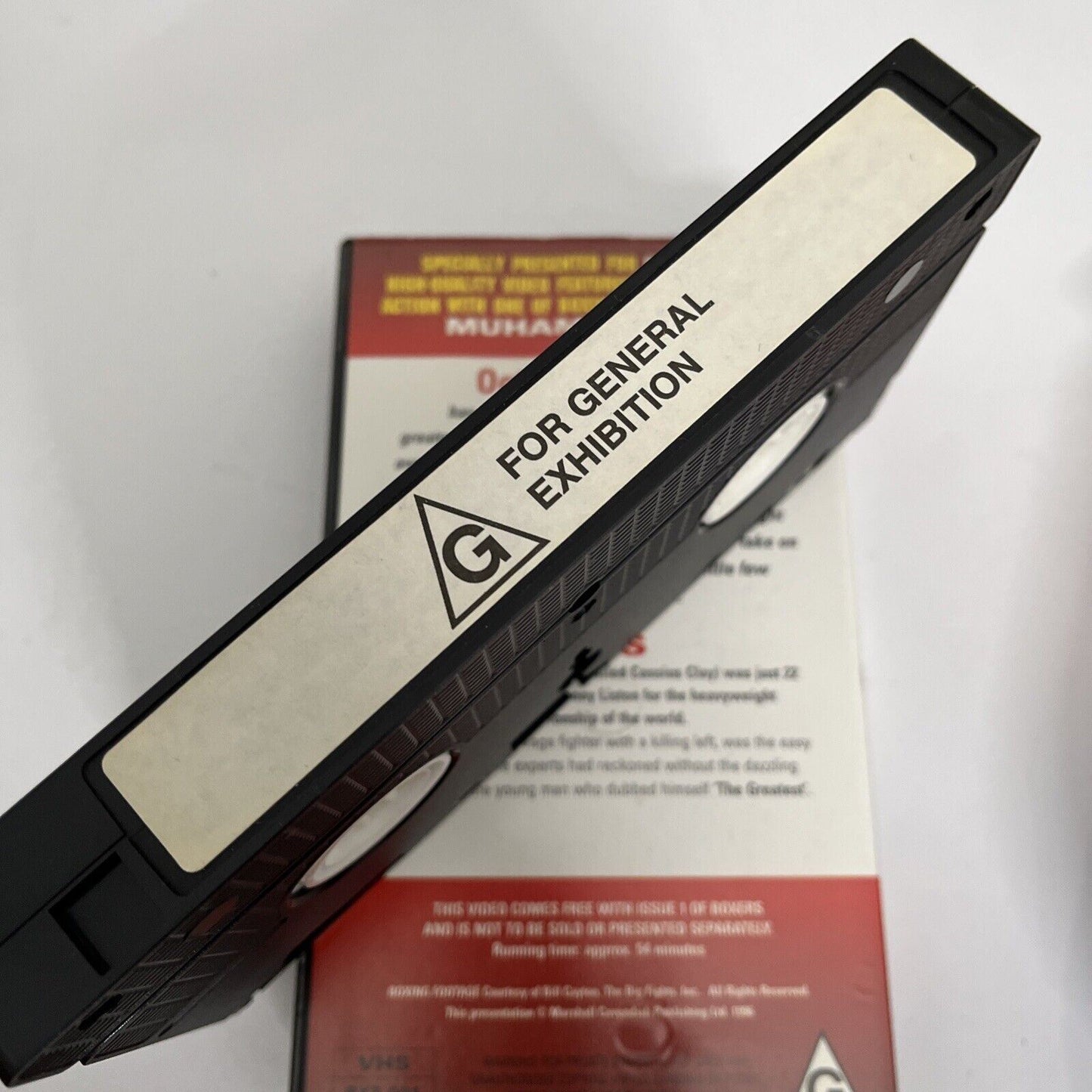 Boxers Muhammad Ali vs George Foreman & Sonny Liston VHS PAL