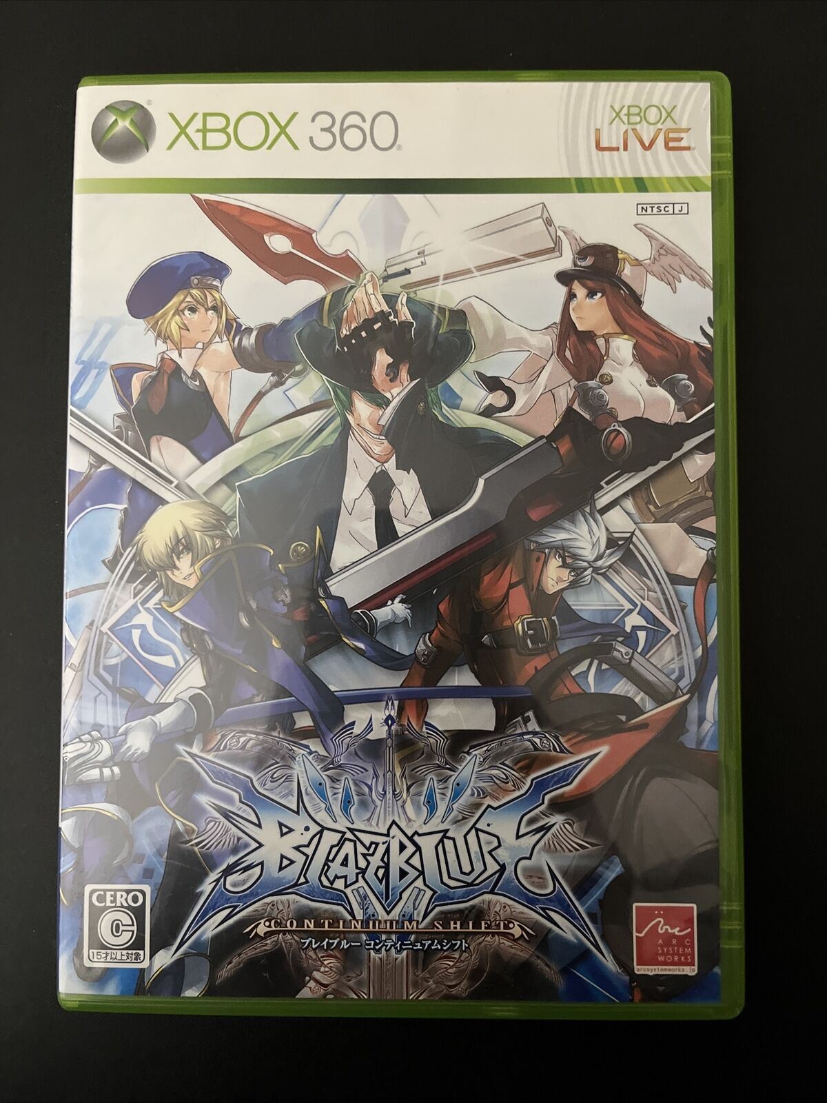 BlazBlue: Continuum Shift - Microsoft XBOX 360 NTSC-J JAPAN Fighting 2010 Game