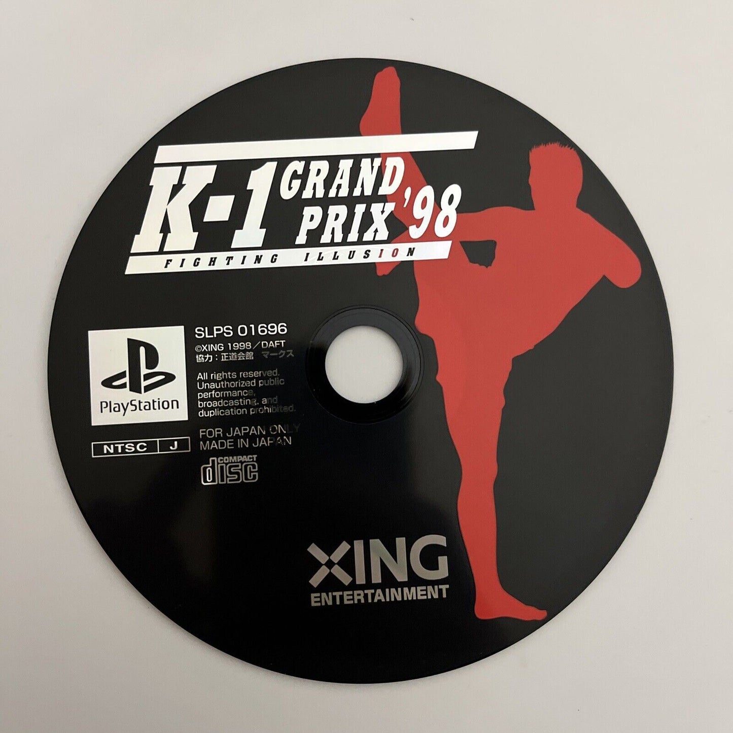 Fighting Illusion K-1 Grand Prix '98 - Sony PlayStation PS1 NTSC-J JAPAN Game