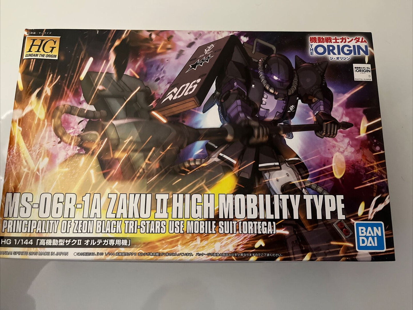 Bandai Gundam HG MS-06R-1A Zaku II High Mobility Type Ortega HG 1/144 2015 NEW