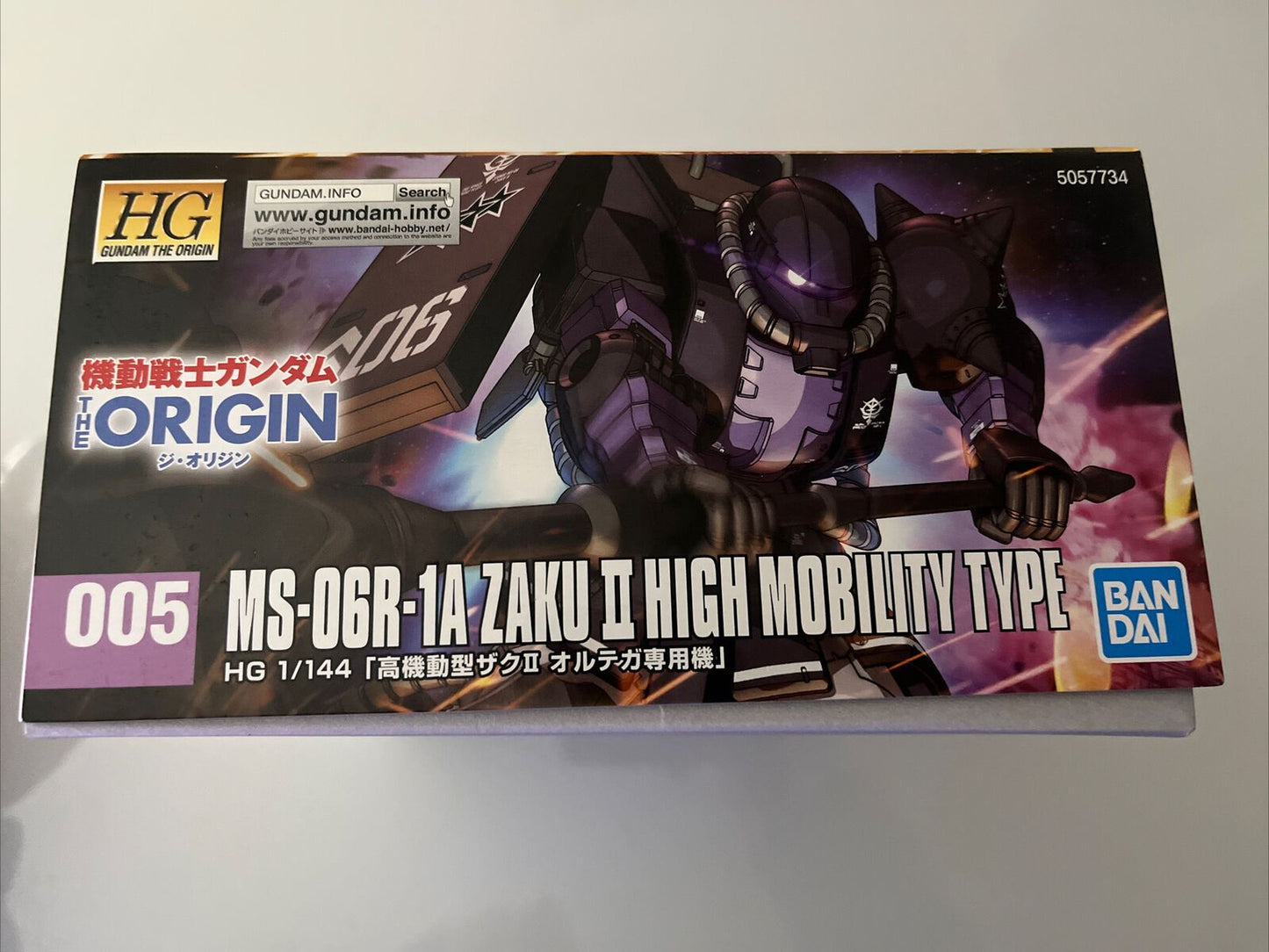 Bandai Gundam HG MS-06R-1A Zaku II High Mobility Type Ortega HG 1/144 2015 NEW