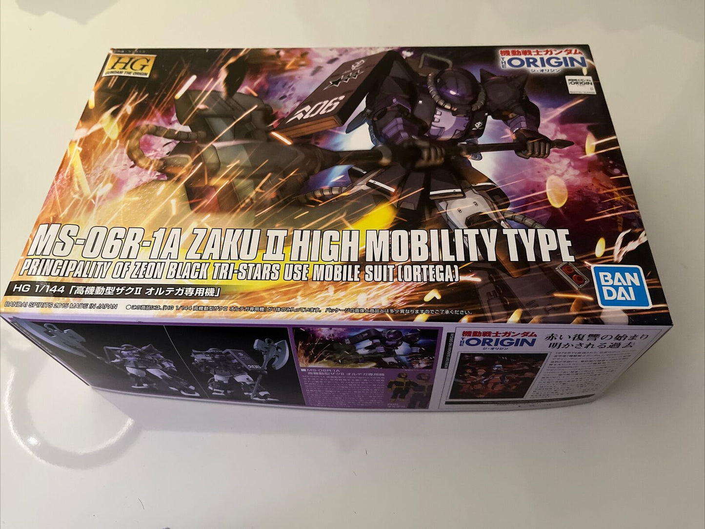 Bandai Gundam HG MS-06R-1A Zaku II High Mobility Type Ortega HG 1/144 2015 NEW