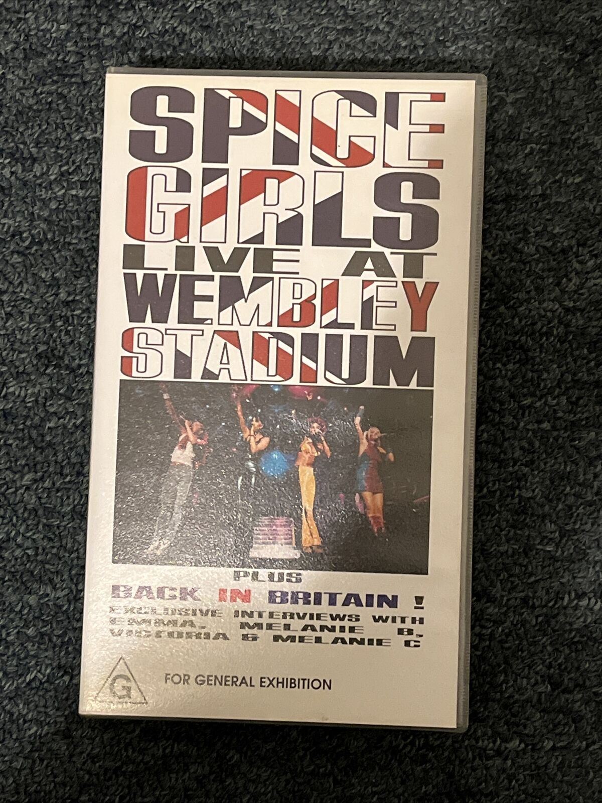 2x Spice Girls - Live at Wembley Stadium + The Movie VHS PAL