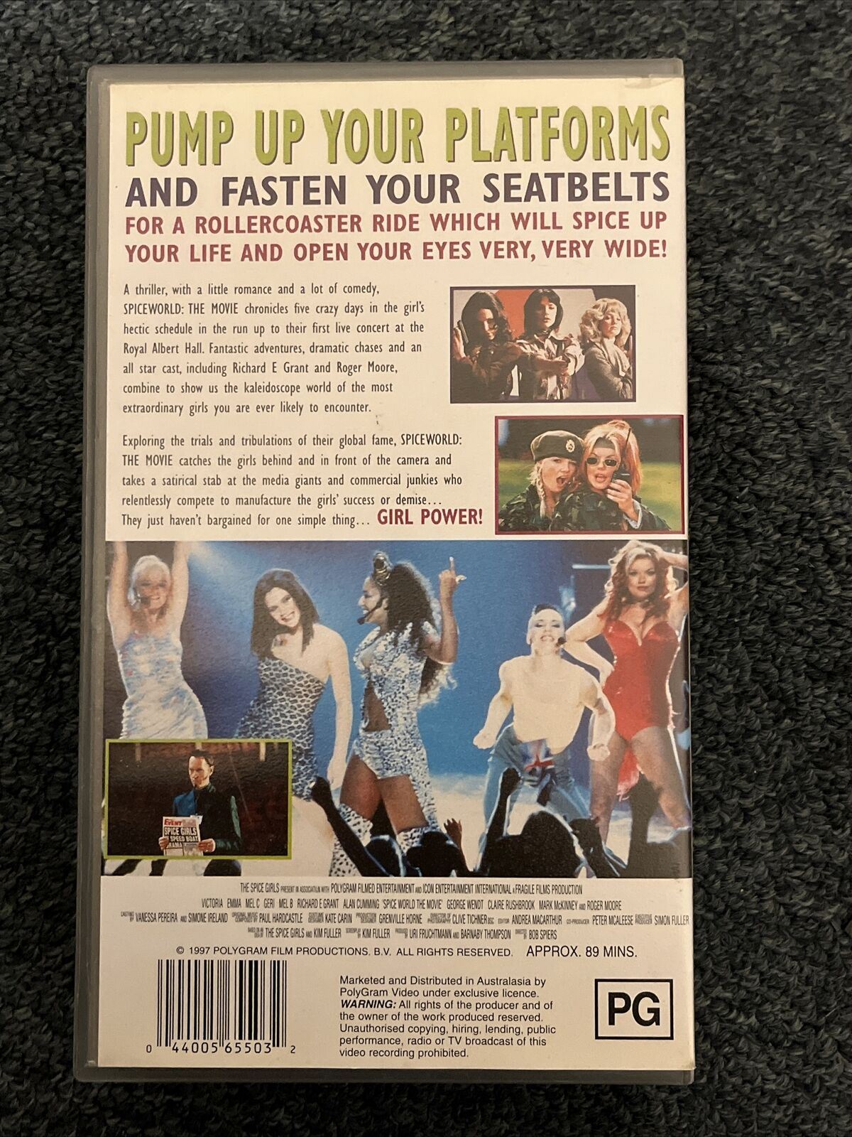 2x Spice Girls - Live at Wembley Stadium + The Movie VHS PAL
