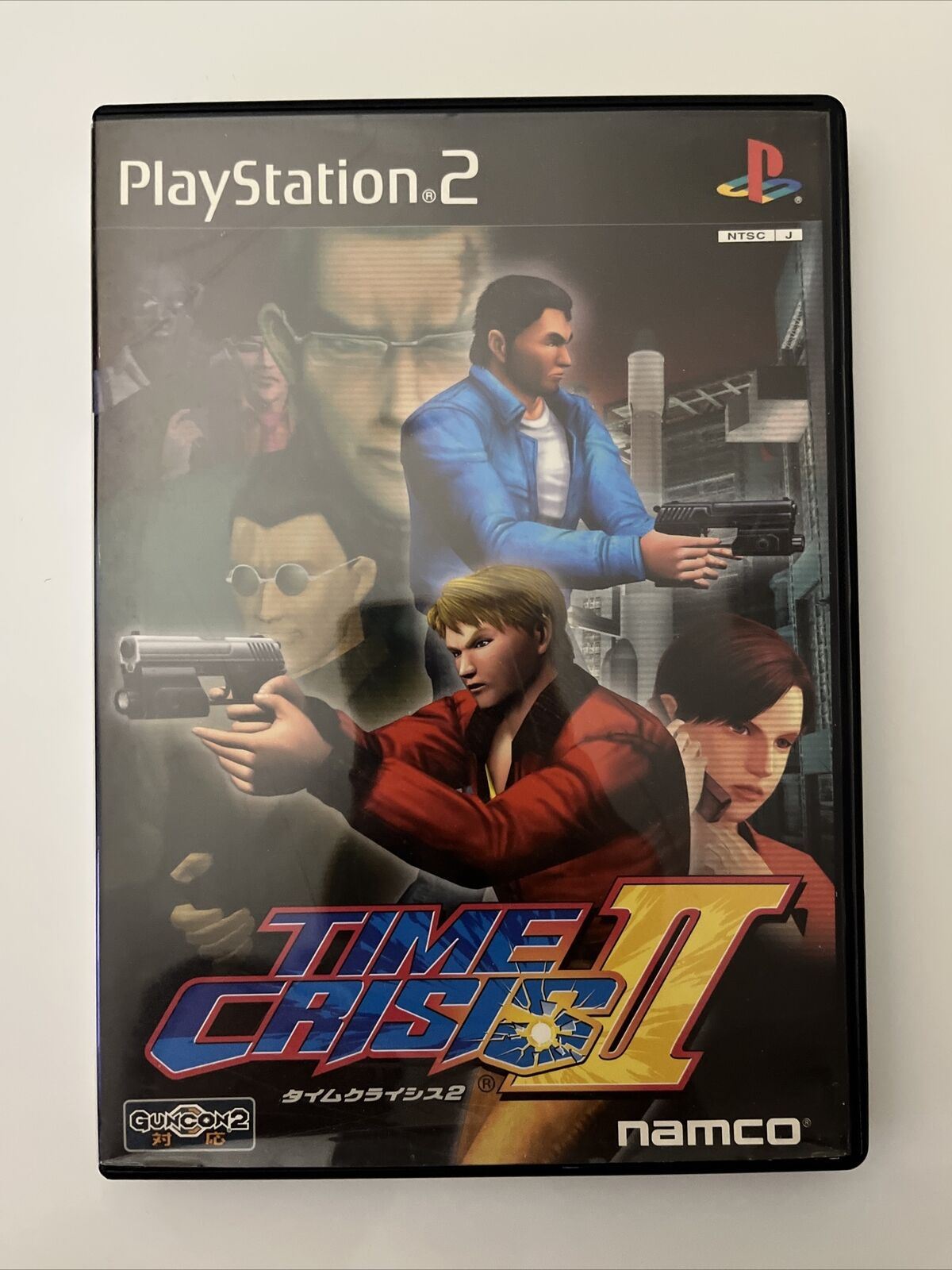 Time Crisis 2 - Sony PlayStation PS2 NTSC-J JAPAN Light Gun Shooter NAMCO Game