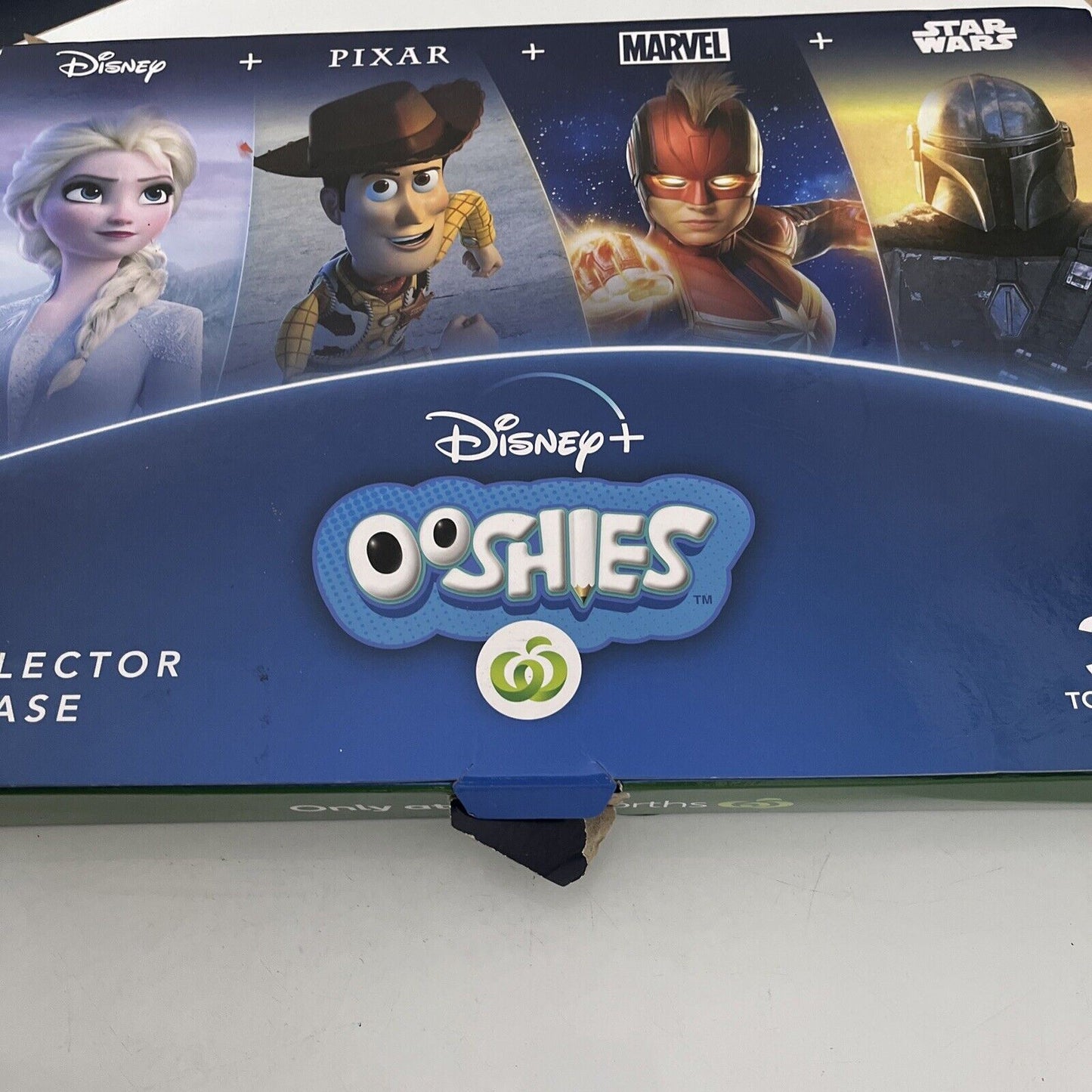Woolworths Disney+ Ooshies Collector Case & 36 Toys Complete Set