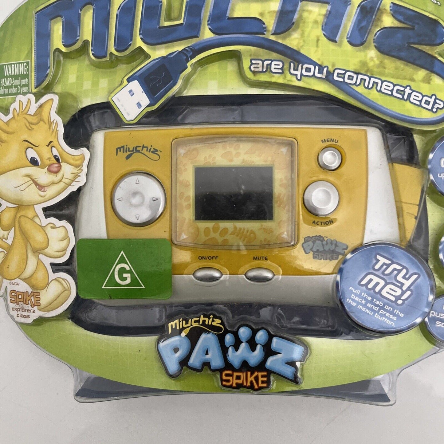 Miuchiz Pawz Handheld Game Virtual Pet