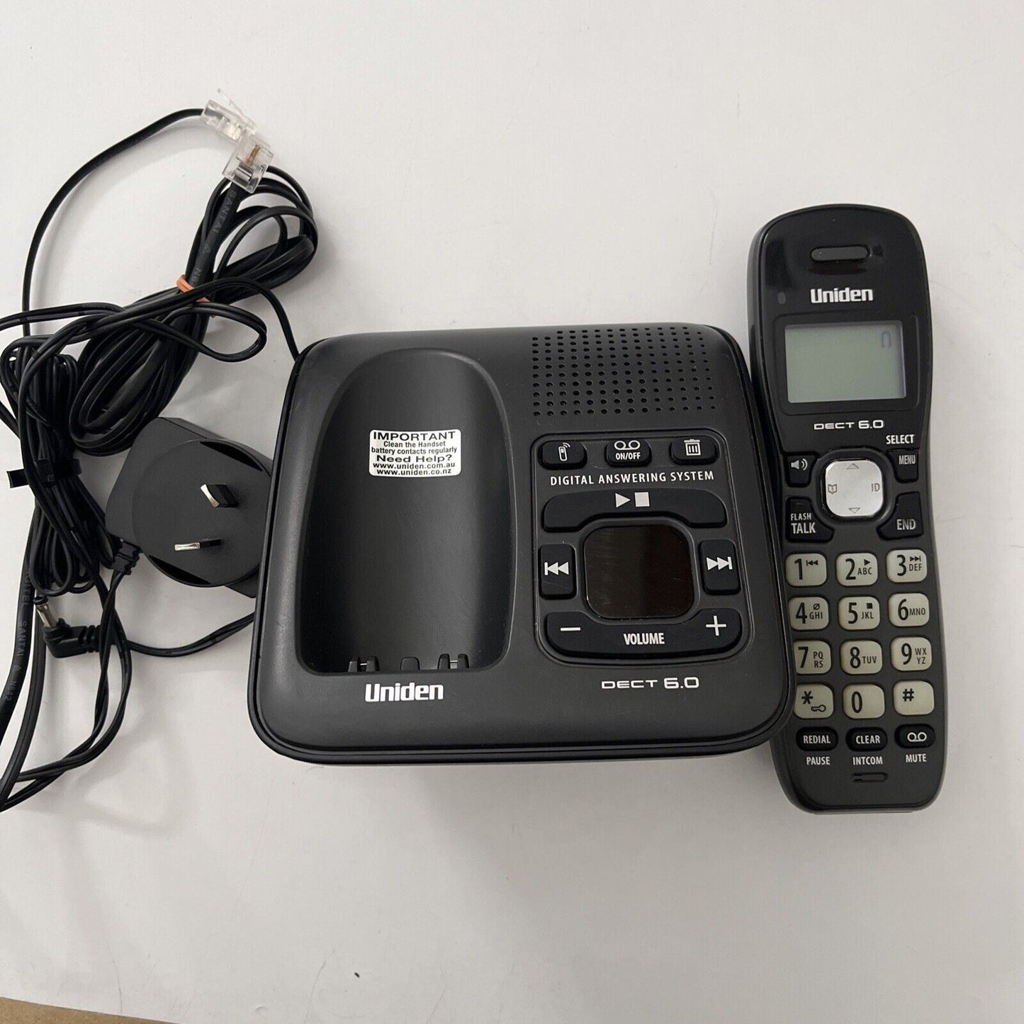 Uniden DECT 1635 Cordless Phone Handset Answering Machine