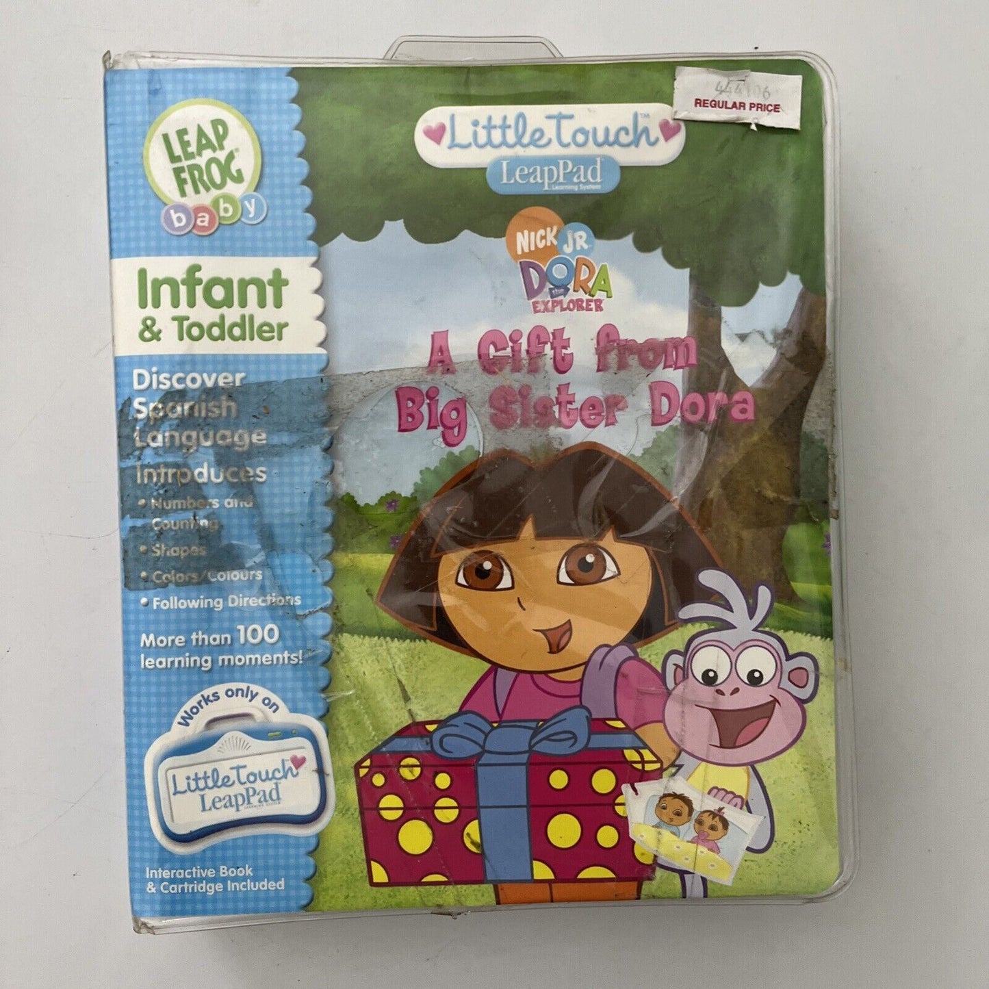 3x Leap Frog Little Touch Leap Pad Games - Disney Pooh Loves You, Dora, Mr Brown