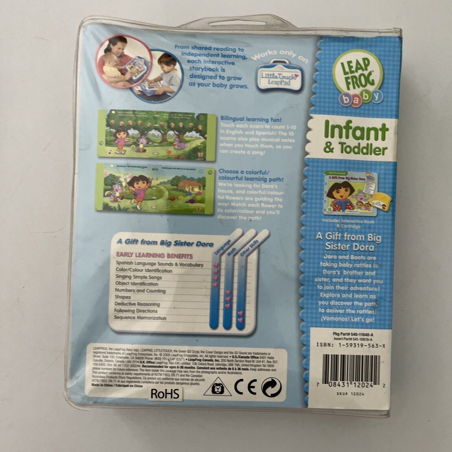 3x Leap Frog Little Touch Leap Pad Games - Disney Pooh Loves You, Dora, Mr Brown