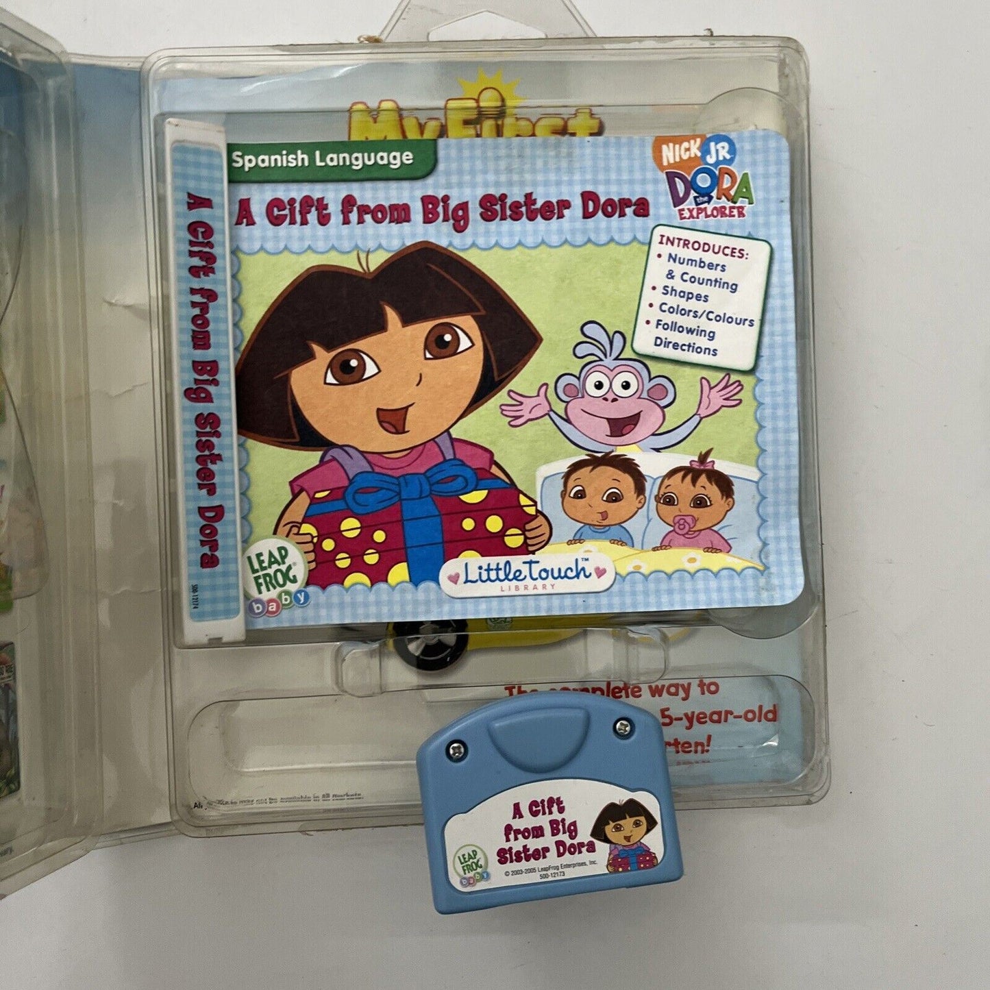 3x Leap Frog Little Touch Leap Pad Games - Disney Pooh Loves You, Dora, Mr Brown