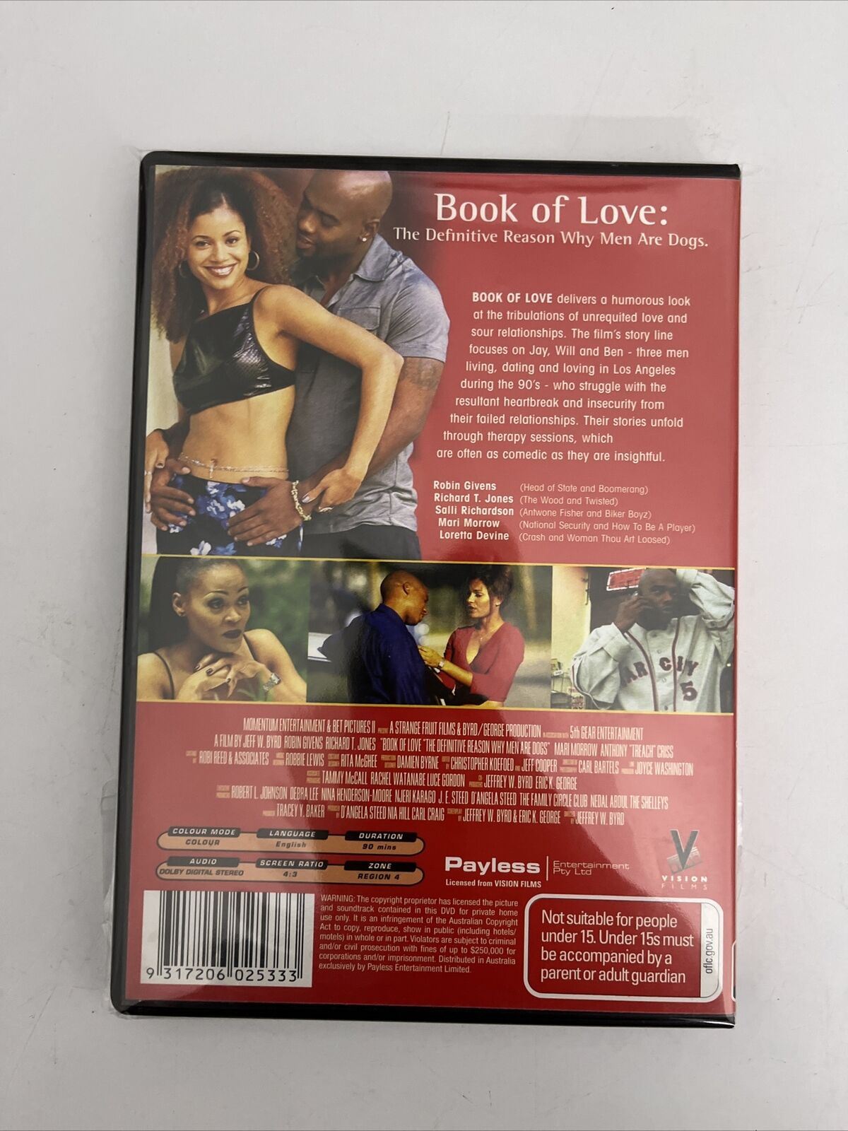 Book of Love: The Definitive Reason Why Men Are Dogs (DVD, 2002) Region 4 NEW