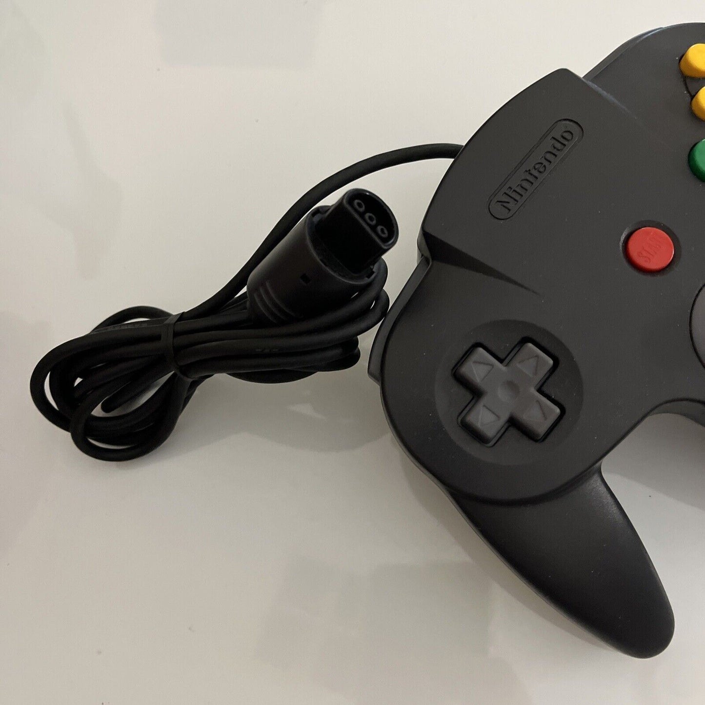 Genuine Official Nintendo 64 Controller Joystick Black Grey Gamepad