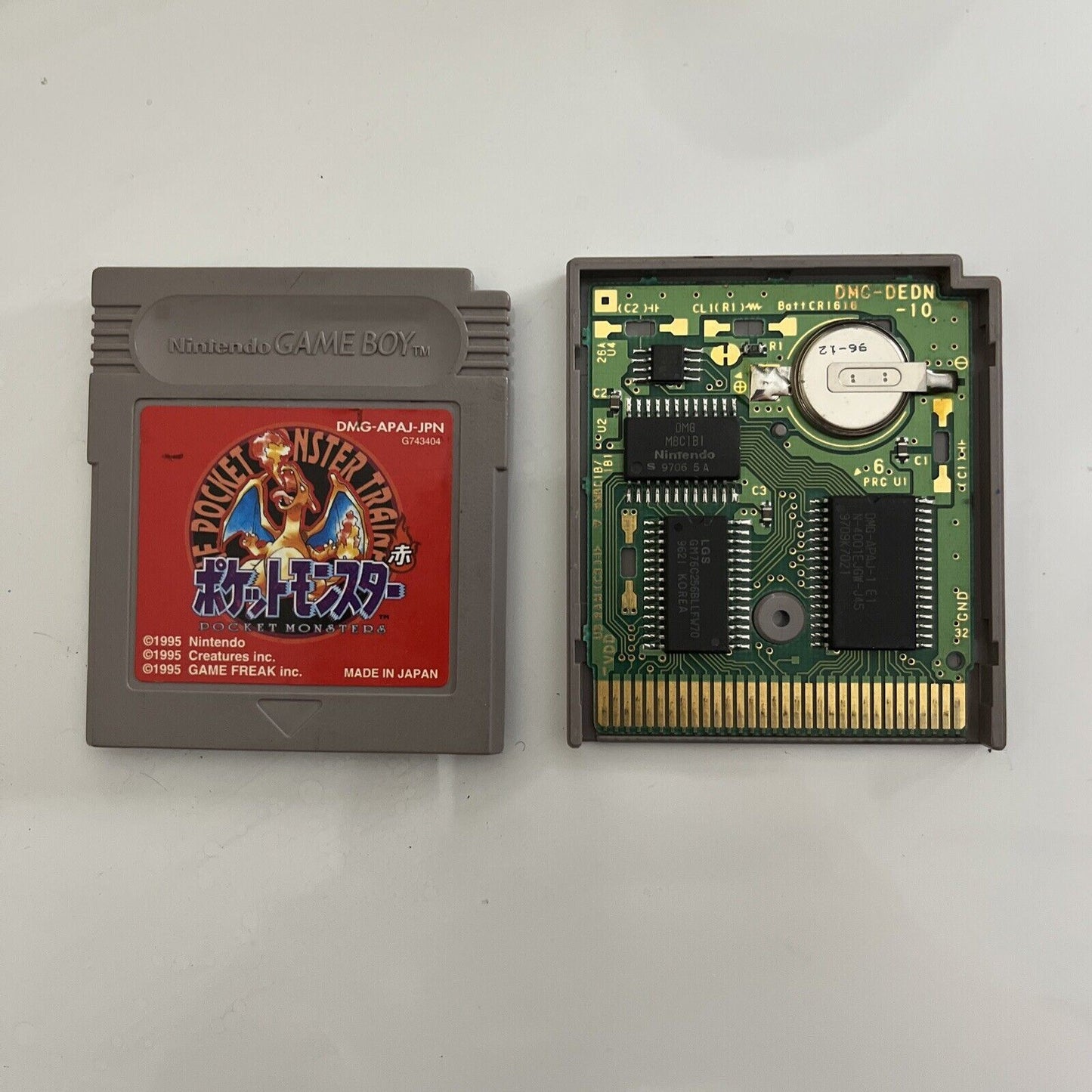 Pokemon Red - Nintendo Gameboy GB JAPAN 1995 Game
