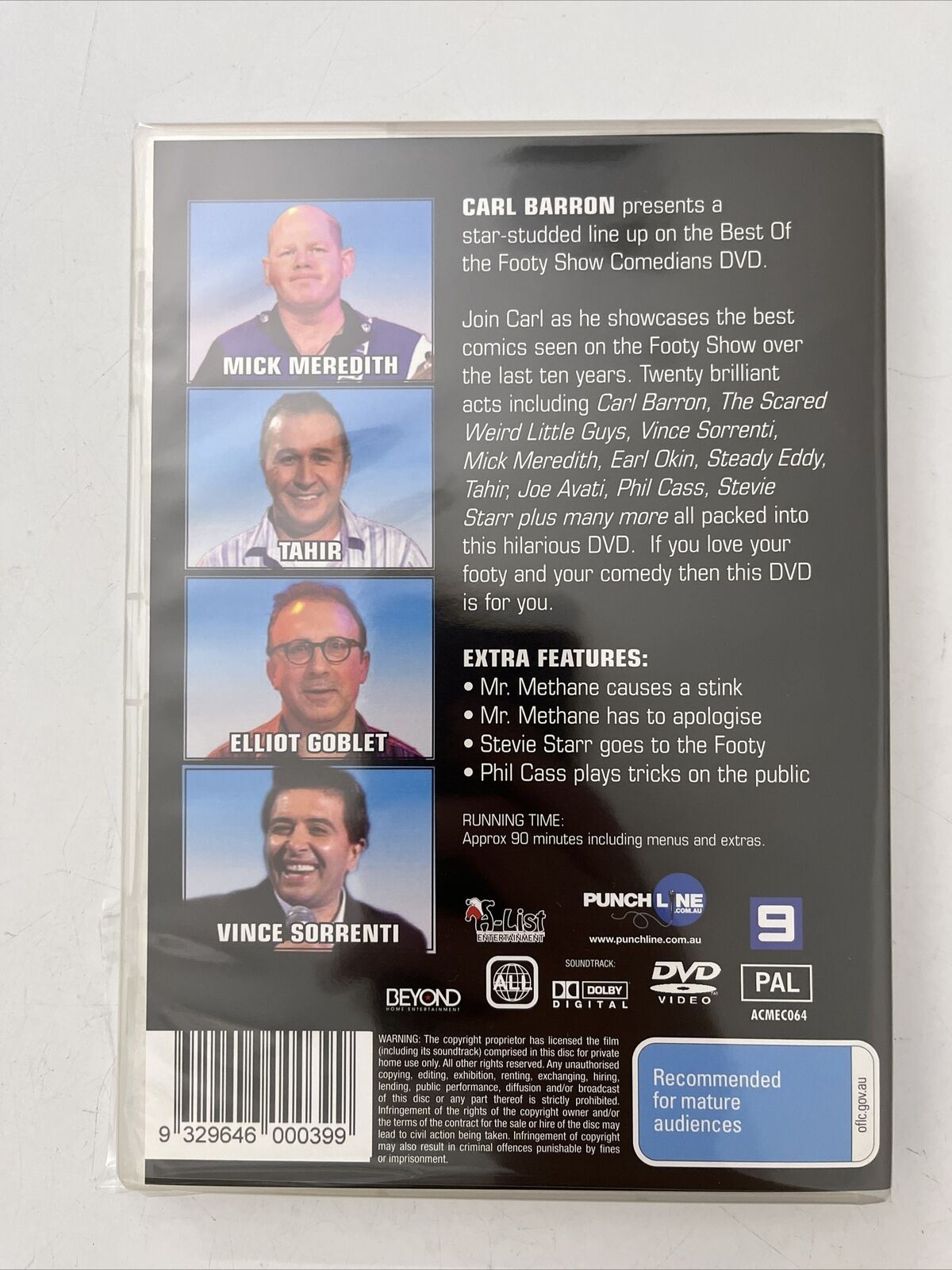 The Best Of The Footy Show Comedians (DVD, 2006) All Regions NEW