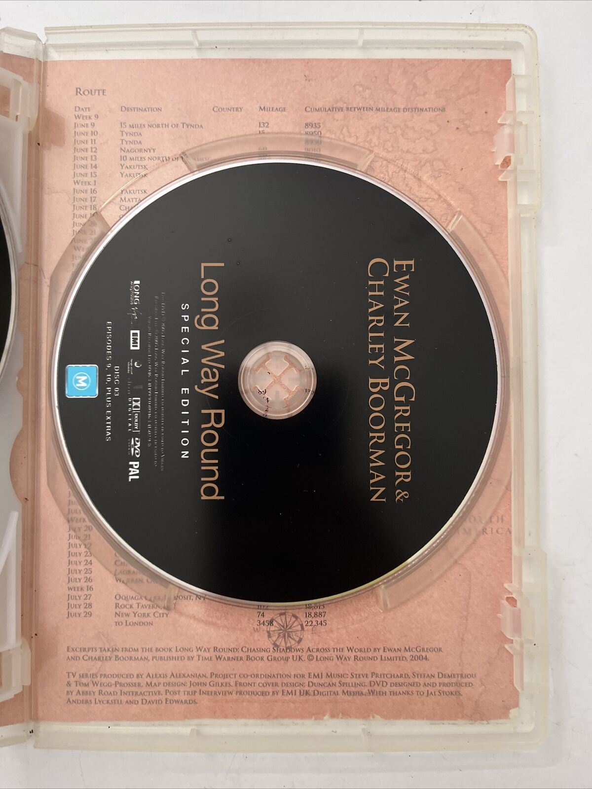 Long Way Round - Complete TV Series (DVD, 2004) Ewan McGregor. Region 4