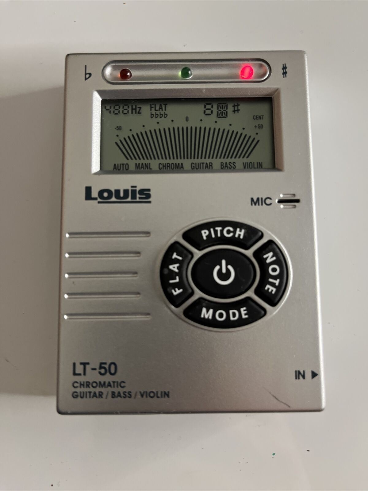 Louis LT-50 Chromatic Guitar / Bass / Violin Tuner