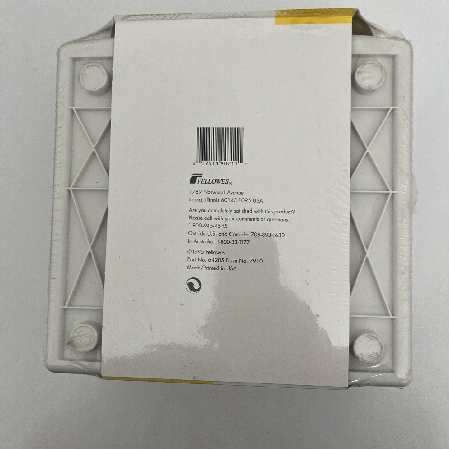 NEW Fellowes 3.5" Floppy Disk File Case Holds 100 3.5" Diskettes