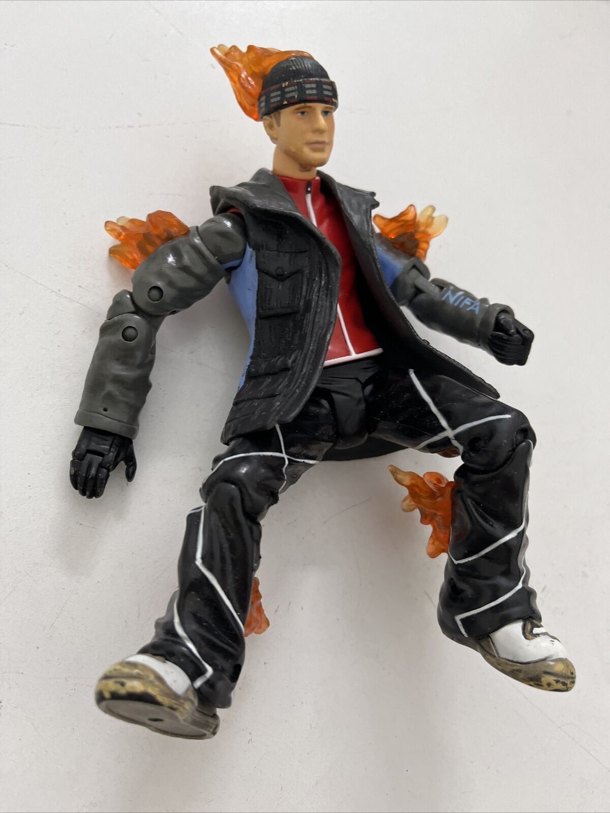 Fantastic Four Human Torch Action Figure 2005 Marvel 16cm 6 Inch