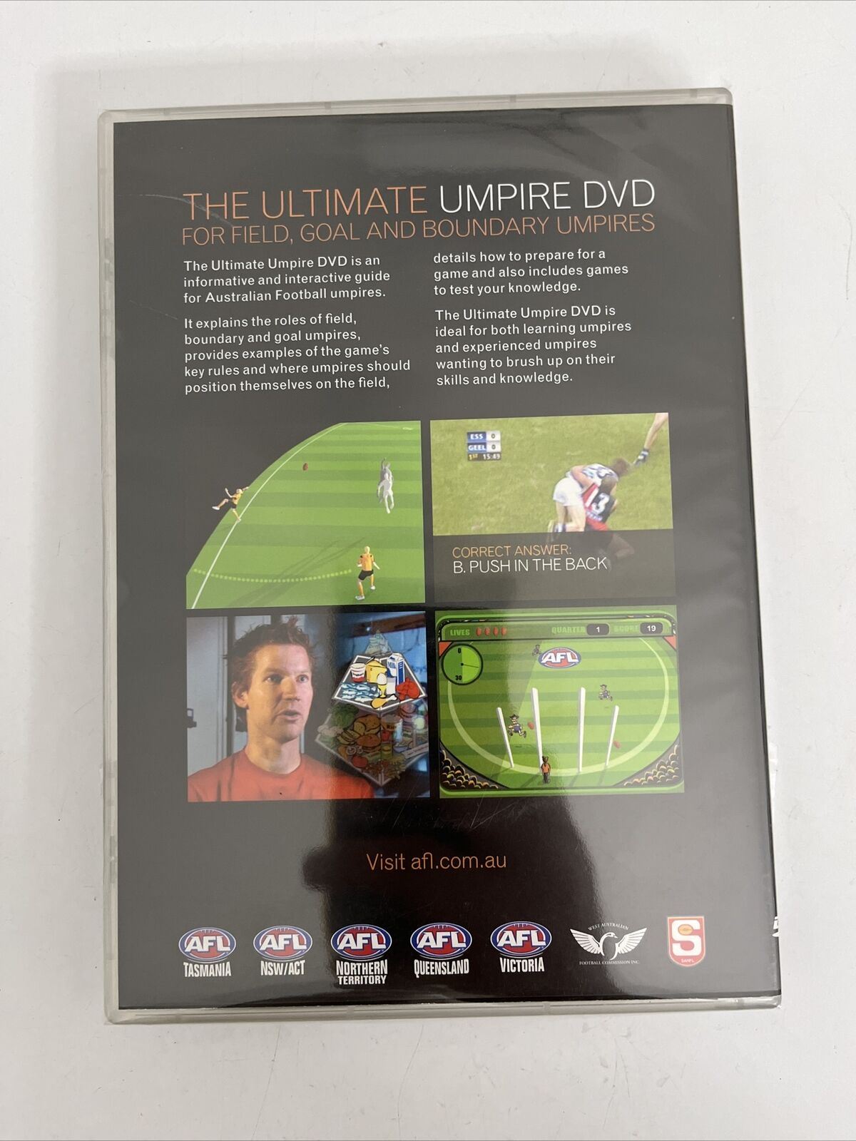 NEW AFL The Ultimate Umpire DVD All Regions