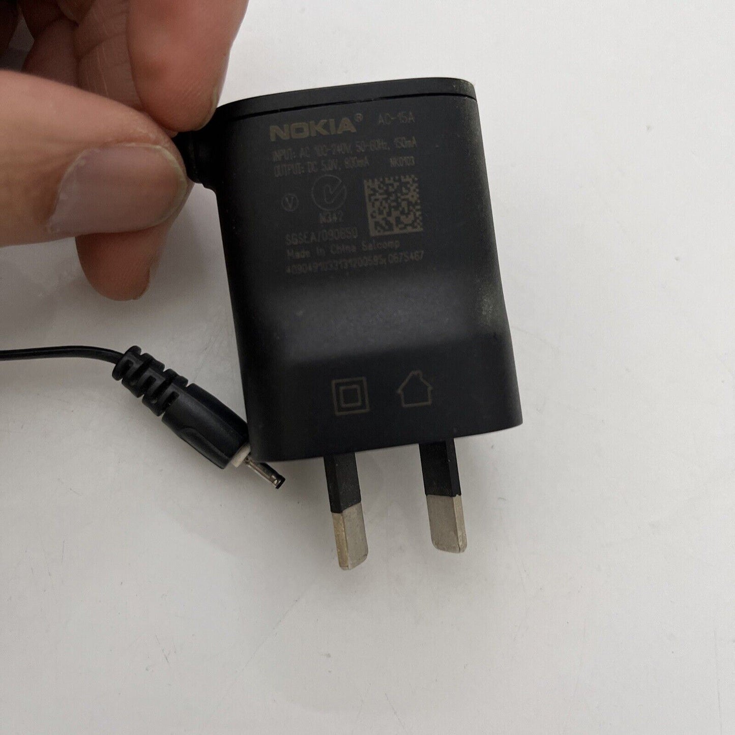 Genuine Nokia AC-15A Mobile Charger AC Adapter 2mm