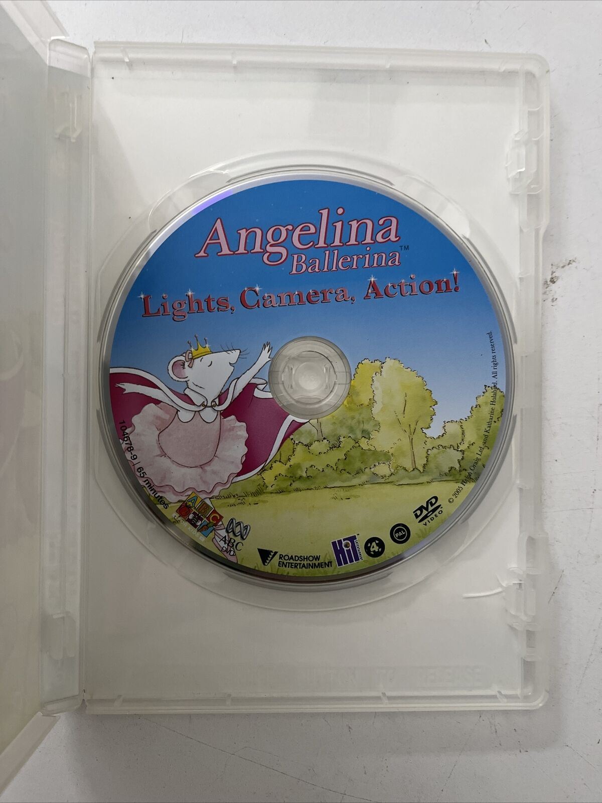 Angelina Ballerina - Rose Fairy Princess / The Gift / Lights Camera (DVD, 2002)