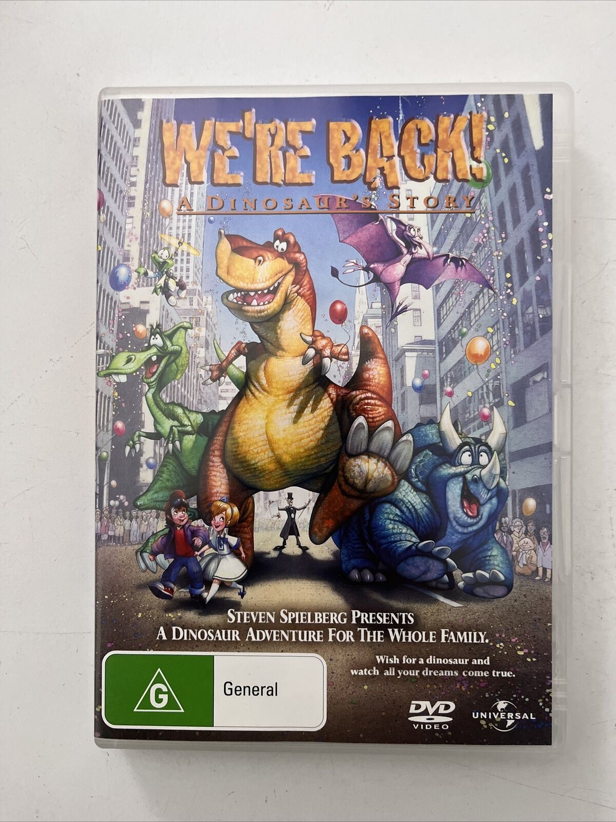 We're Back! A Dinosaur's Story (DVD, 1993) John Goodman Region
